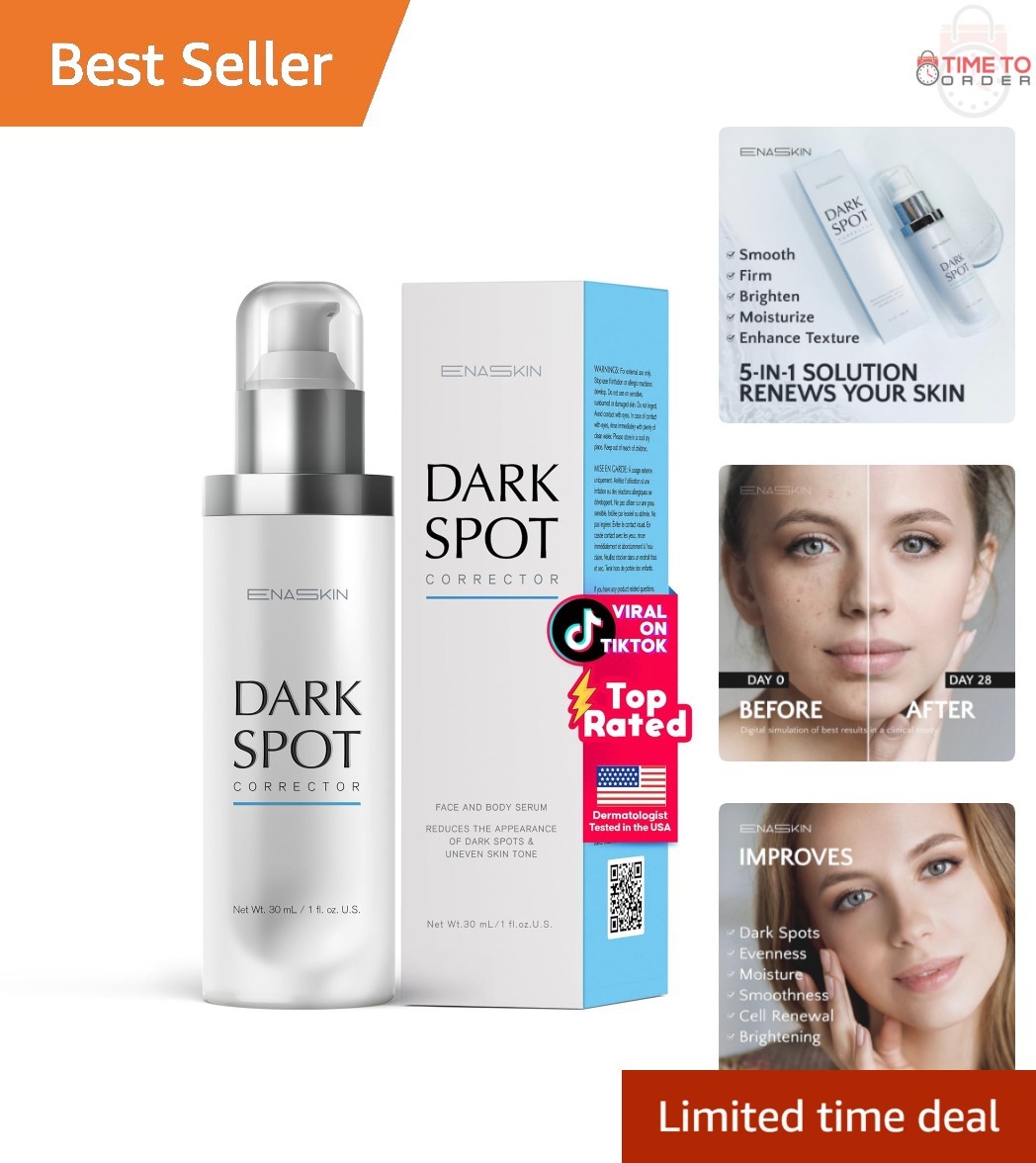 Dark Spot Remover Serum All Skin Types Brightening Fade Age Sun Spots