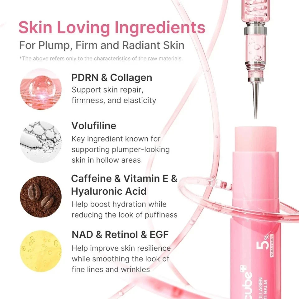 Medicube PDRN Pink Collagen Volume Multi Balm 10g 5% Volufiline Anti-Aging Stick