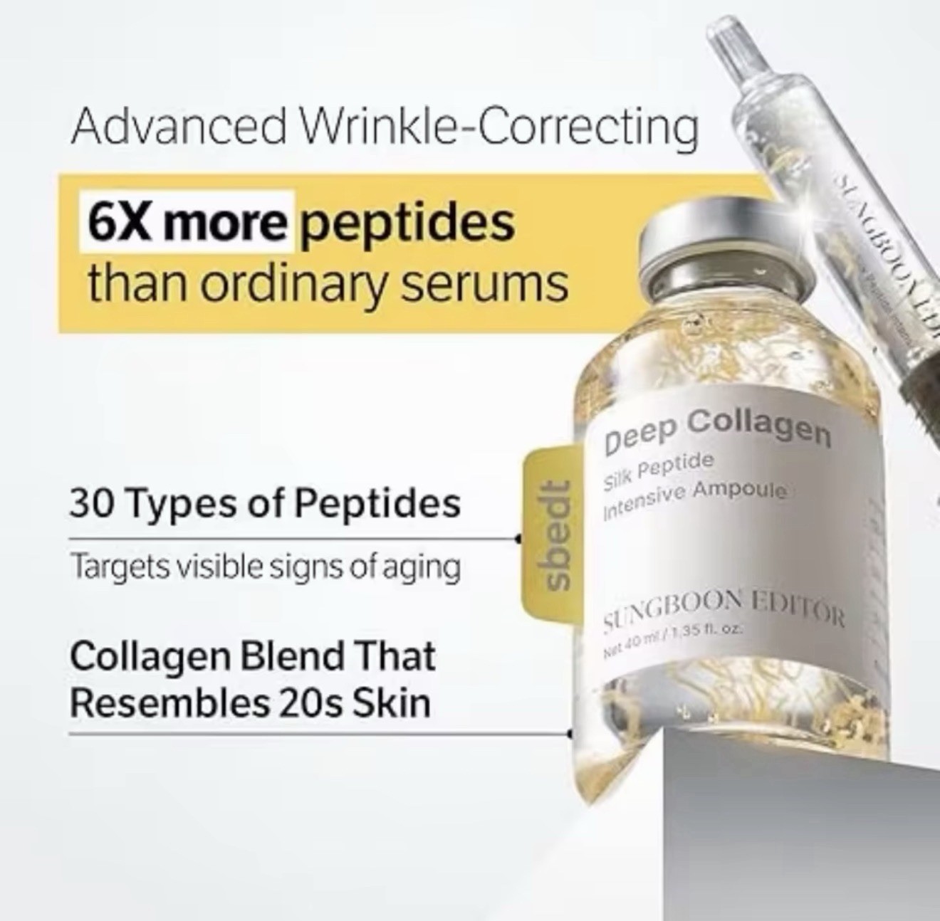 Collagen Ampoule Essence Liquid Set – Needle Type Firming Anti Wrinkle line care