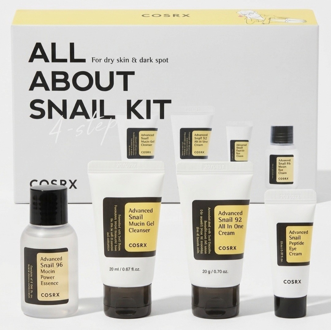 ⭐️NEW⭐️ COSRX K-Beauty – All About Snail Kit 4-Step/Pieces