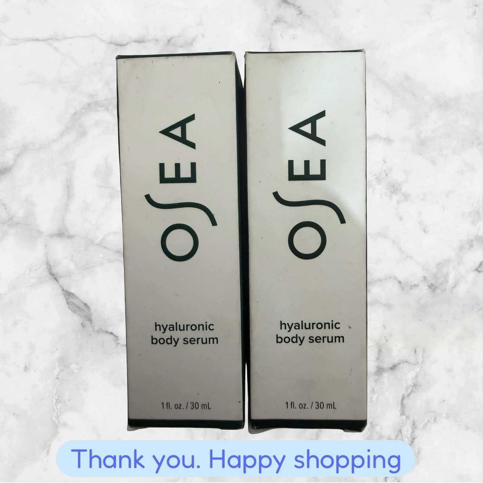 FOR 2 OSEA Hyaluronic Body Serum 1 oz / 30 mL Deluxe Travel Size NEW SHIPPING