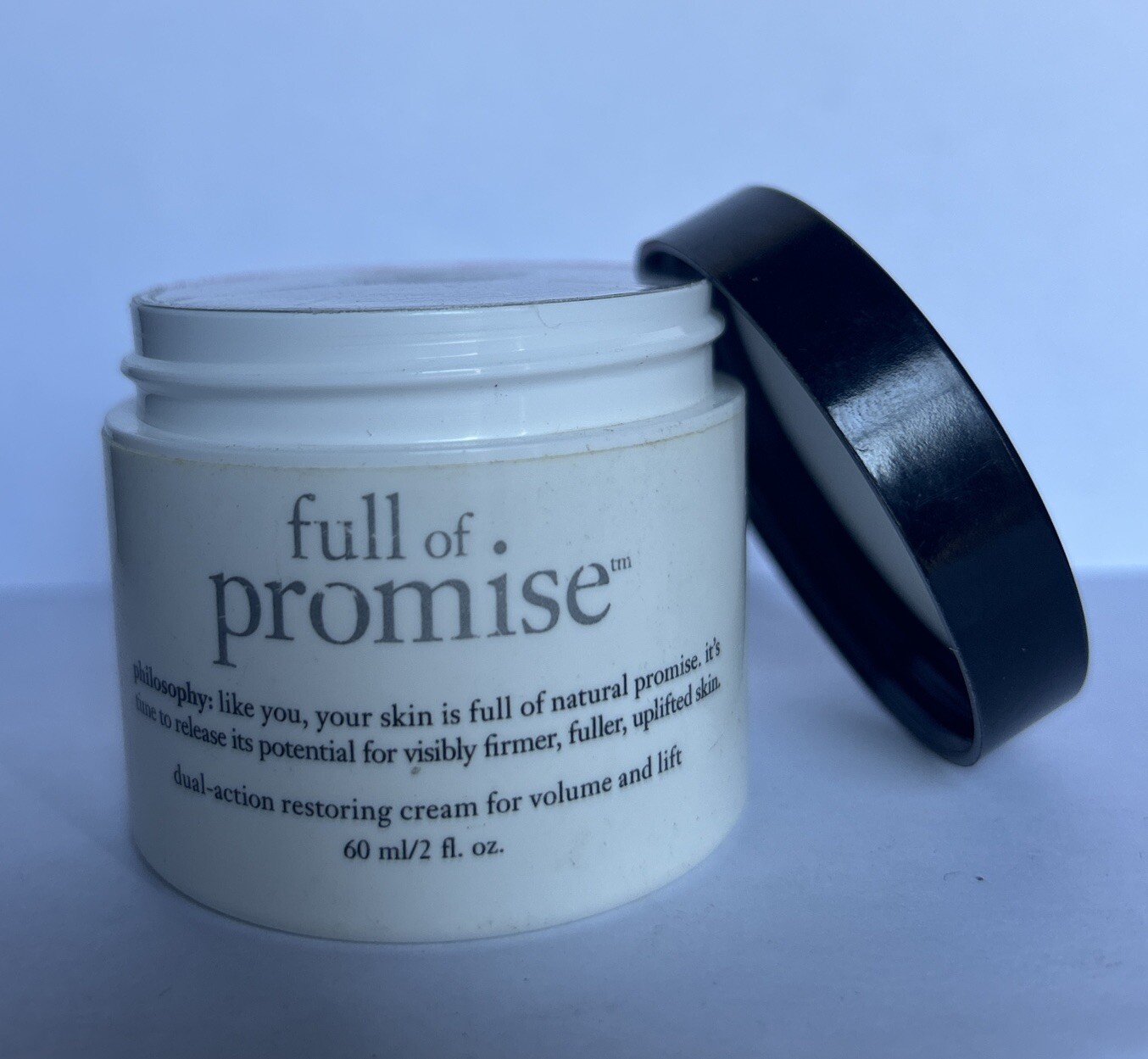 NEW SEALED PHILOSOPHY FULL OF PROMISE DUAL ACTION RESTORING CREAM 2 OZ *B GRADE*