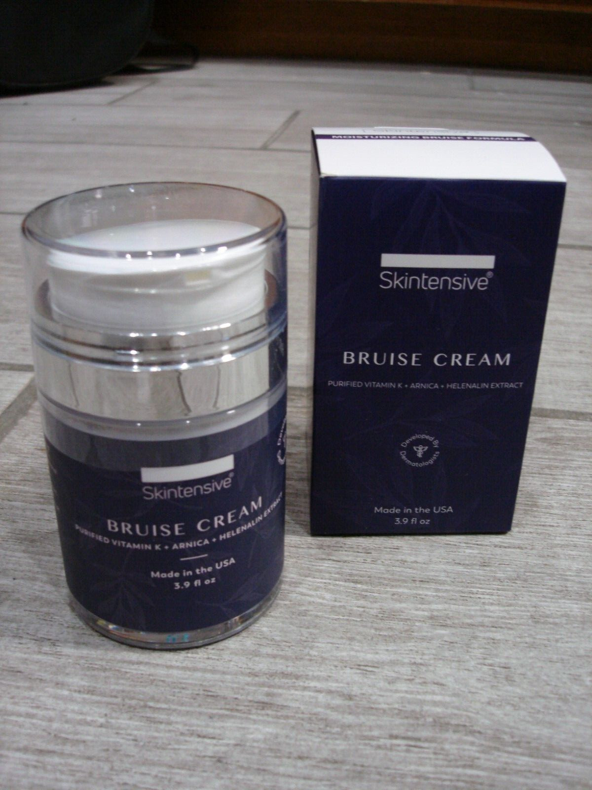 Skintensive Bruise Cream w/Vitamin K, Arnica, Helenalin Extract 3.9 Oz Exp 7/25