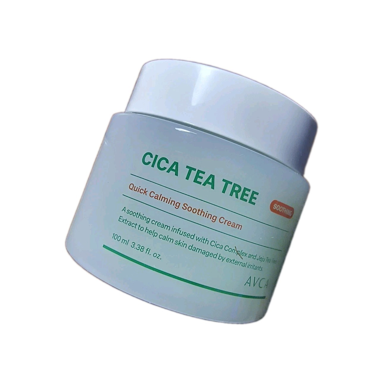 Quick Calming Cica Tea Tree Cream 100ml(3.38 fl. oz) – Soothing Moisturizer f…
