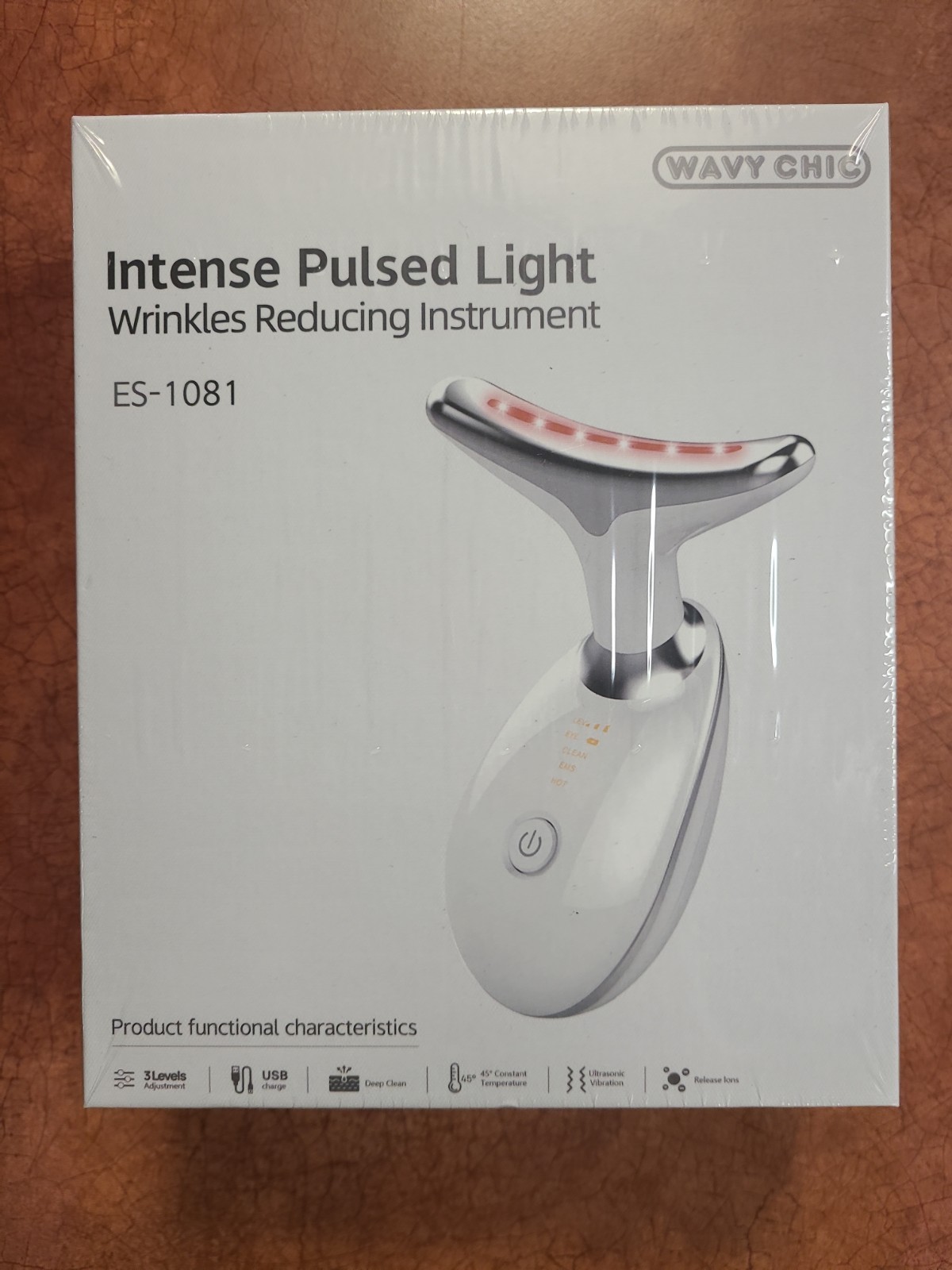 Wavy Chic Intense Pulsed Light Wrinkles Reducing Instrument ES-1081 White