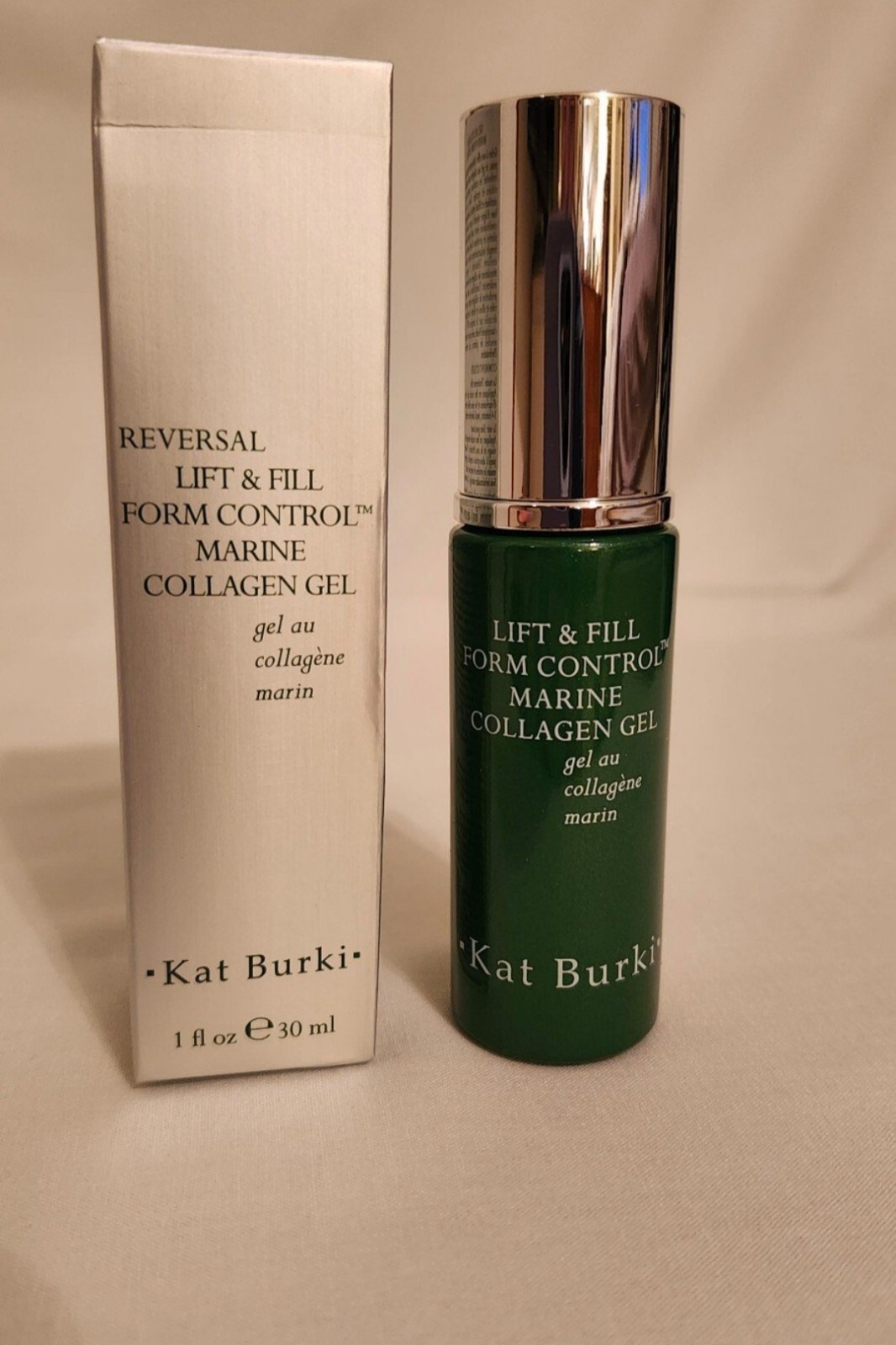 Kat Burki Reversal Lift & Fill Form Control Marine Collagen Gel BNIB Retail $165
