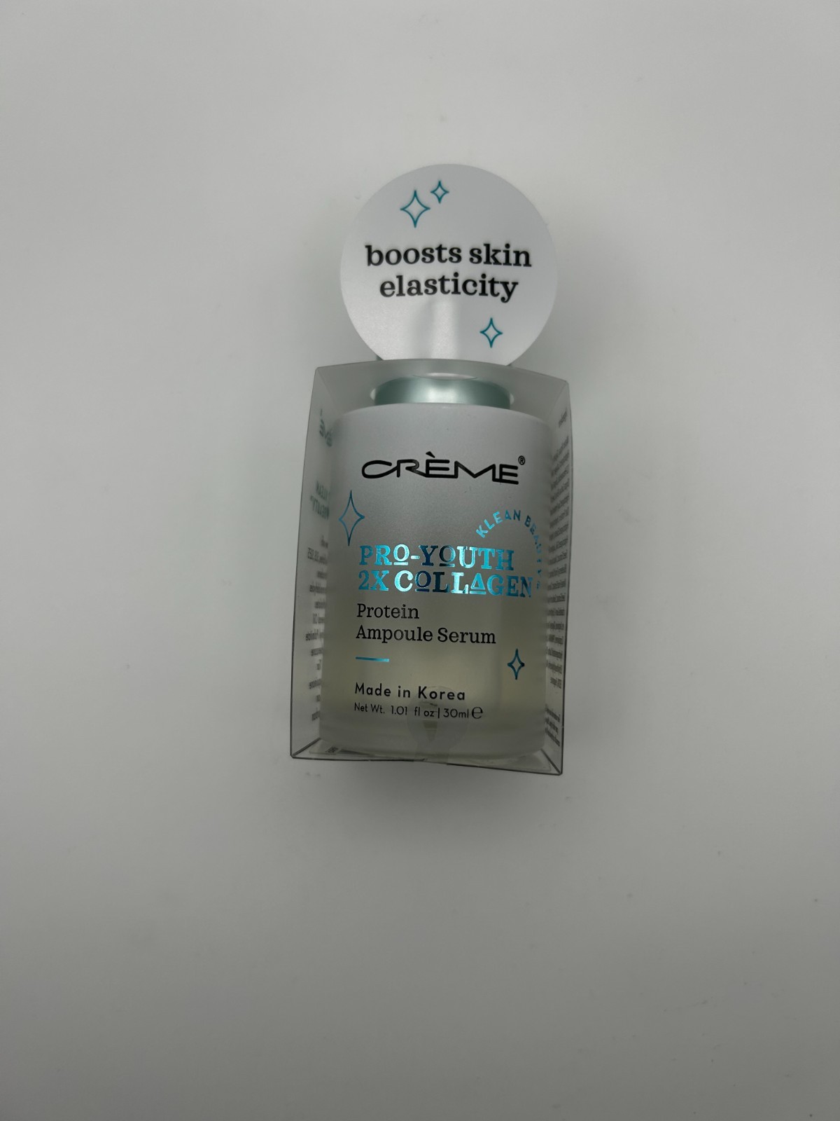 The Crème Shop Pro-Youth 2X Collagen Protein Ampoule Serum Klean Beauty New