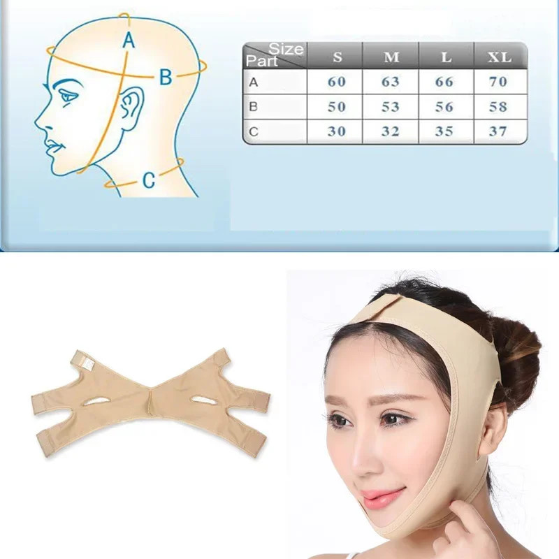 Breathable V-Face Slimming Bandage Elastic Tapes Chin Cheek Face Lift