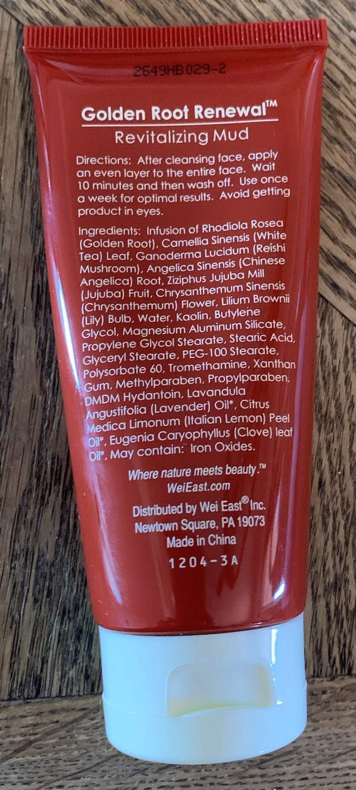 WEI EAST GOLDEN ROOT RENEWAL Revitalizing Mud new Sealed 3.52 Oz