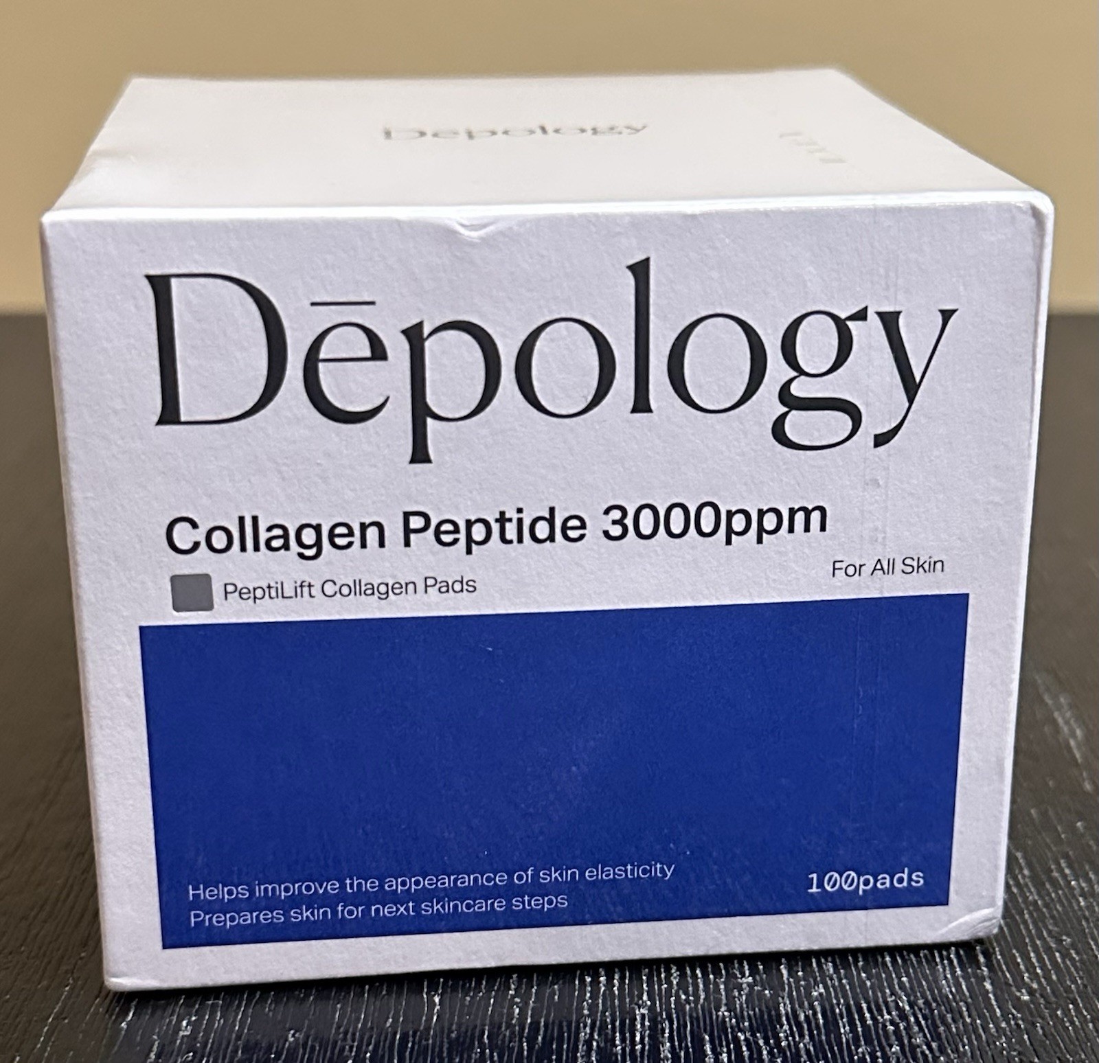 Depology Collagen Peptide 3000PPM 100 Collagen Pads Exp. 05/2028 New Sealed