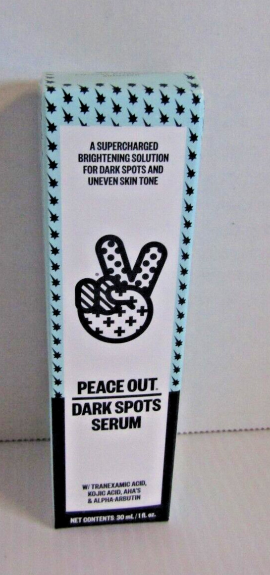 Peace Out Dark Spots Serum 1 fl oz / 30 ml NEW