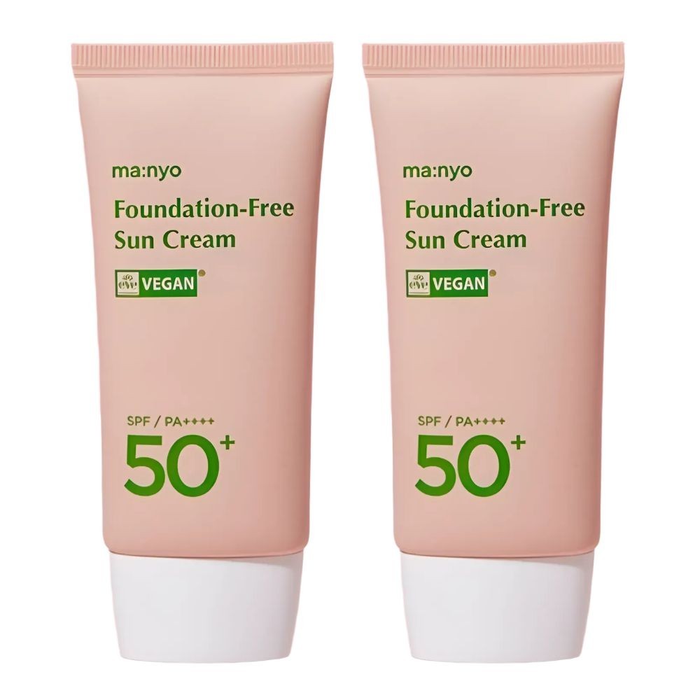 ma:nyo [1+1] Foundation-Free Sun Cream Moisture SPF50+ PA++++ 50ml x2 K-Beauty