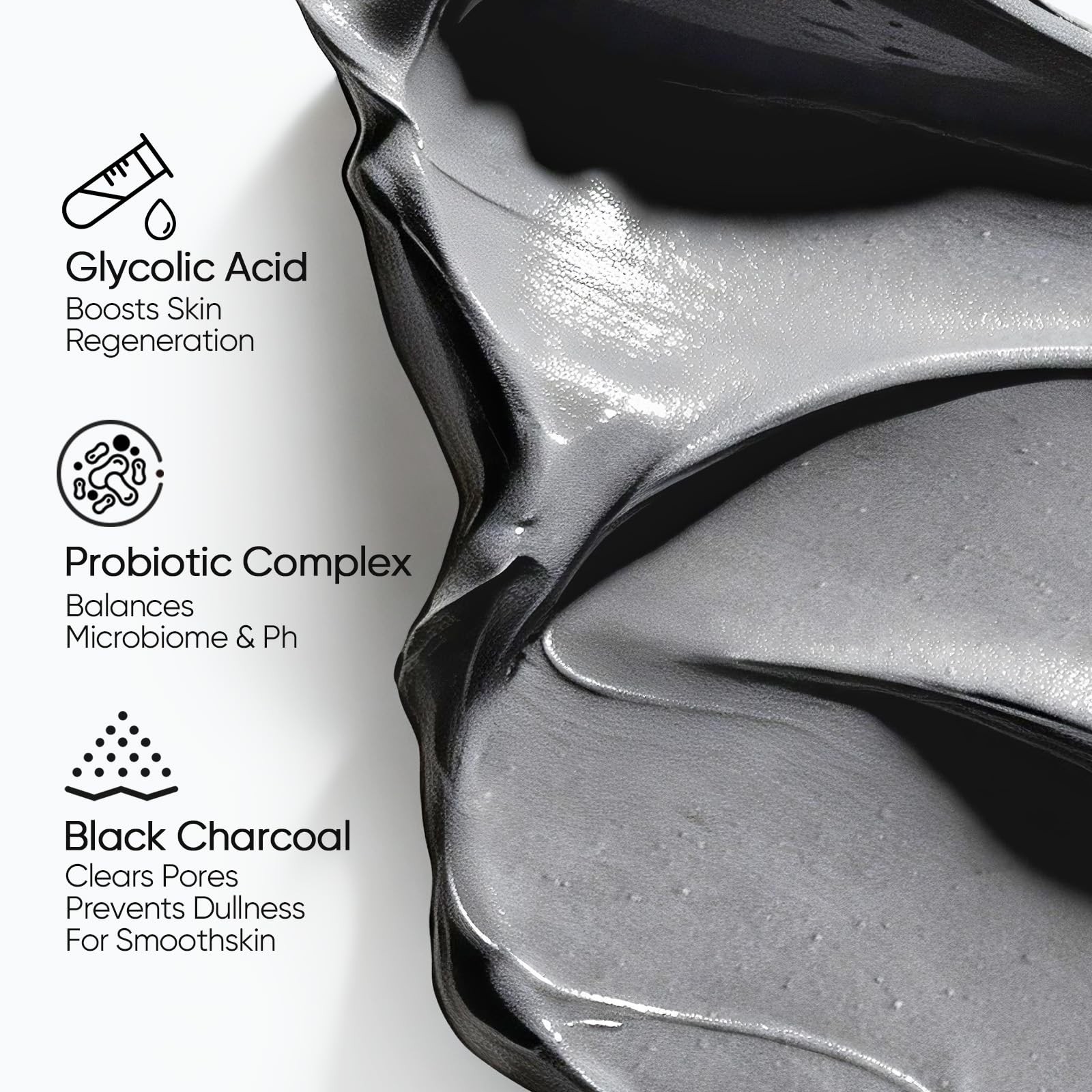Deep Pore Cleansing Blackhead Remover Face Mask Stick, Mud Mask with Natural …