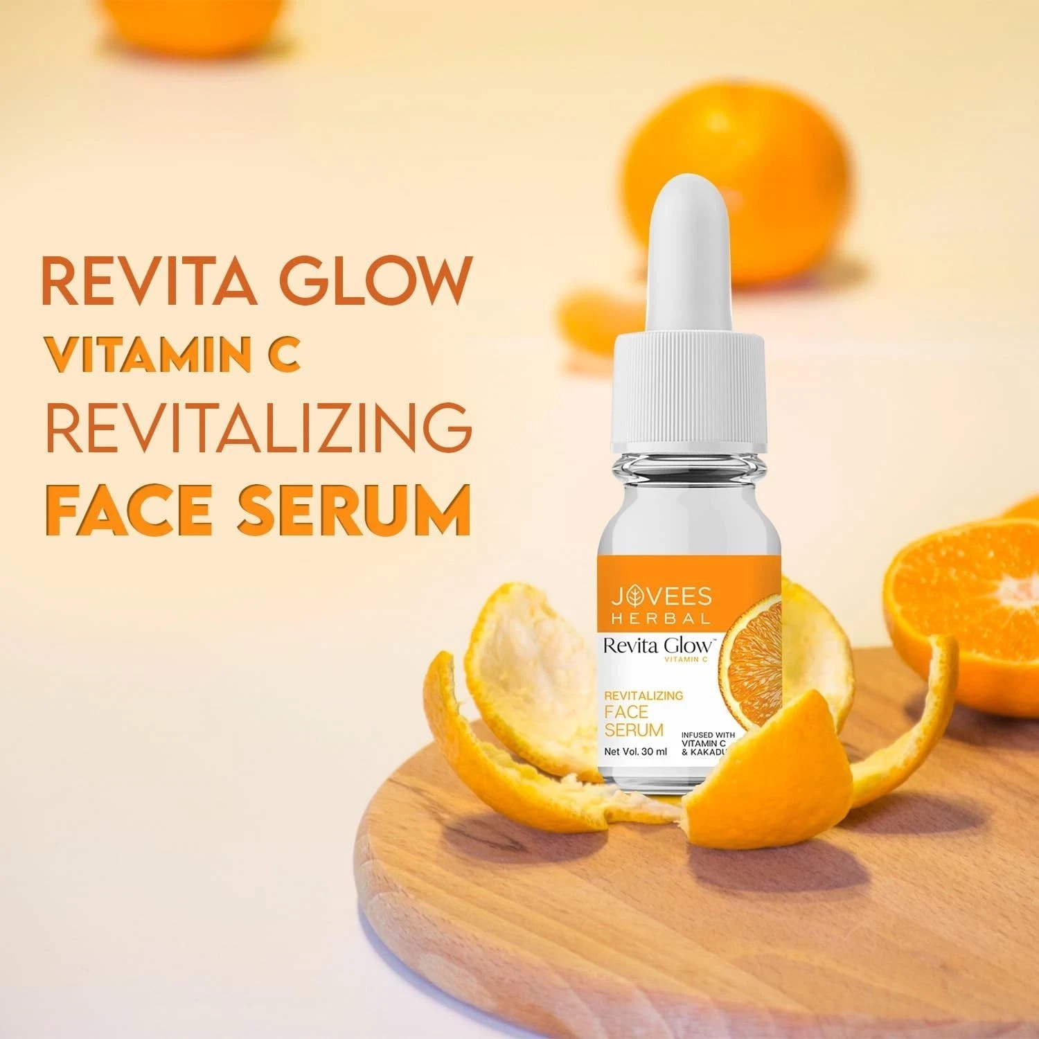 Jovees Herbal Revita Glow Vitamin C Face Serum For Brightening Skin 30ml
