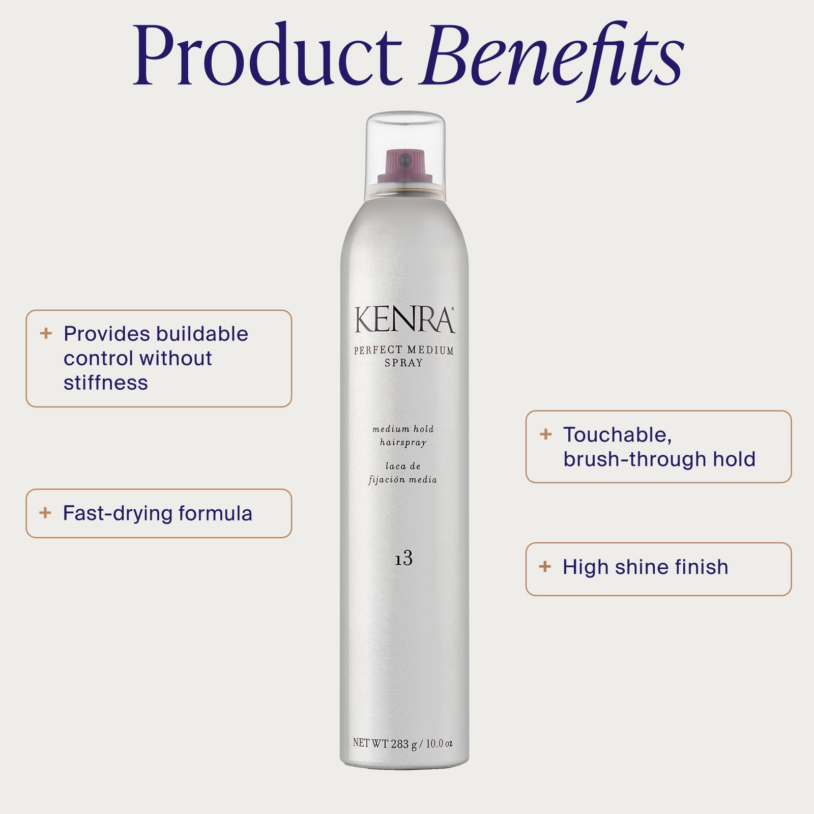 Kenra Professional Perfect Medium Spray 13 50% | 1.5 Ounce (Pack of 1), Grey