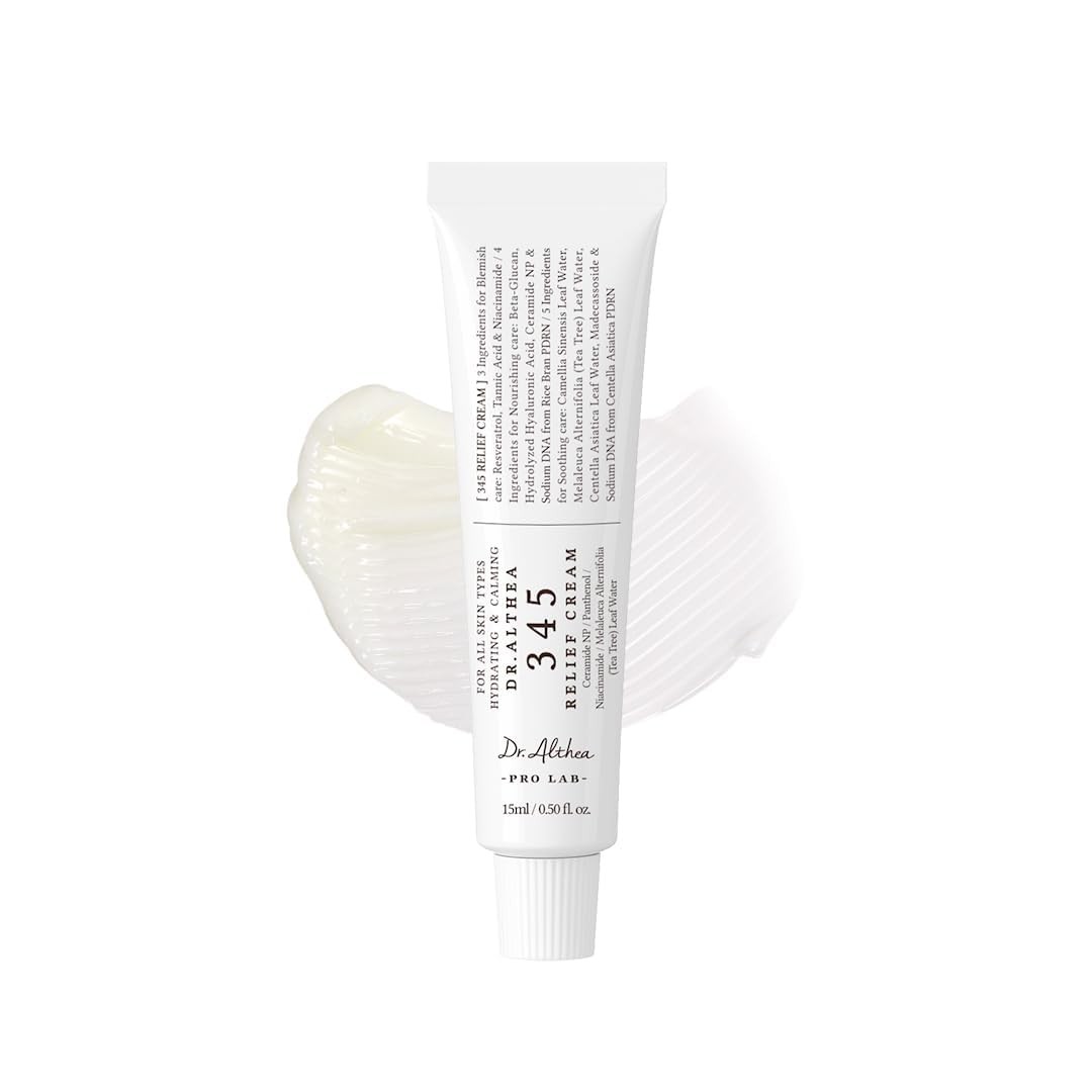 345 Relief Cream | Daily Face Moisturizer for Soothing Recovery and Blemish C…