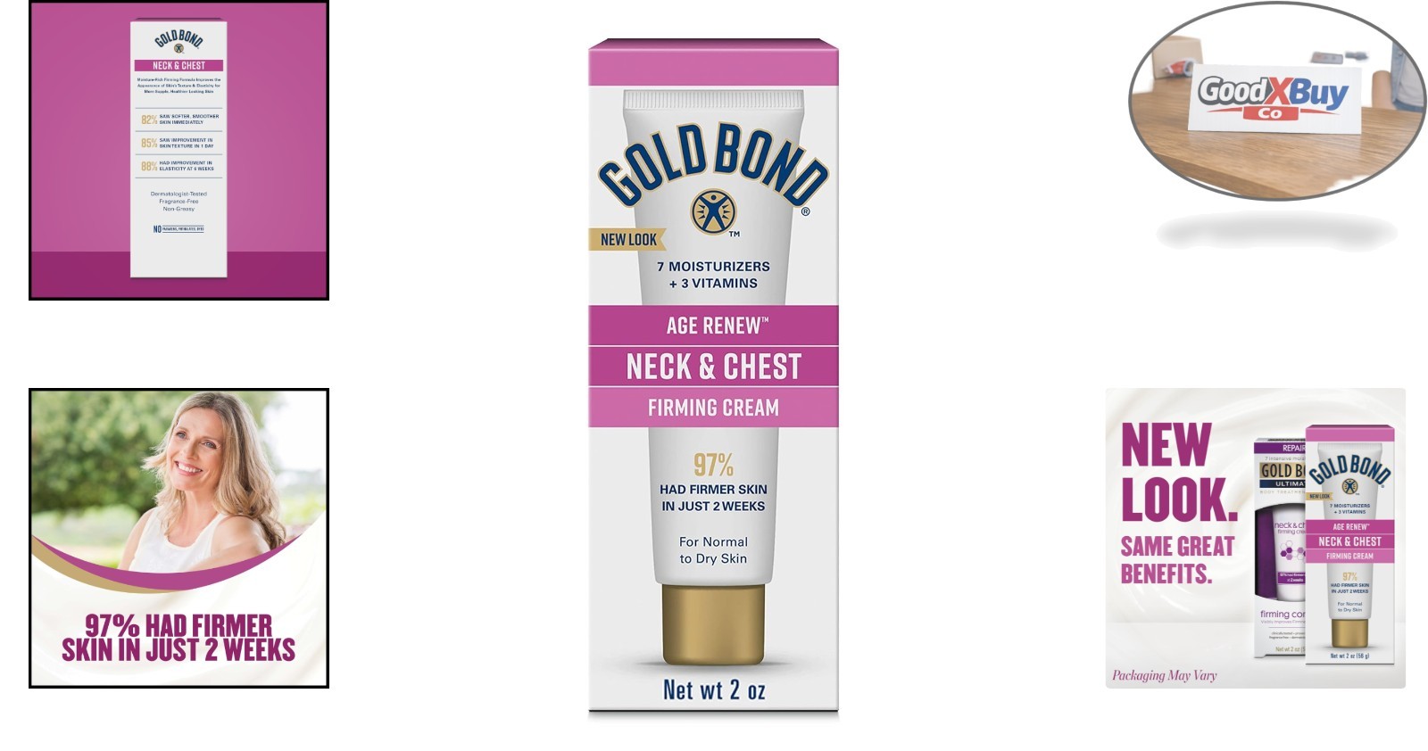Age Renew Neck & Chest Firming Cream 2oz Hydrates & Improves Firmness Skin