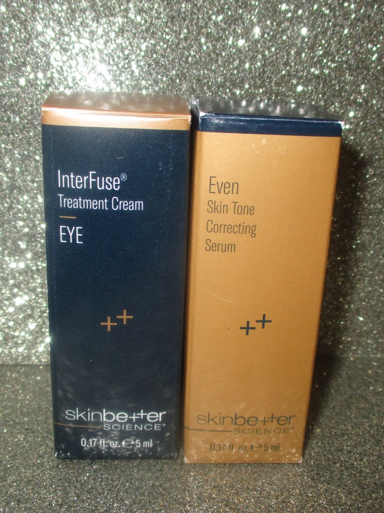 SkinBetter SCIENCE InterFuse Treatment Cream EYE 5ml & Even Skin Tone Serum 5ml