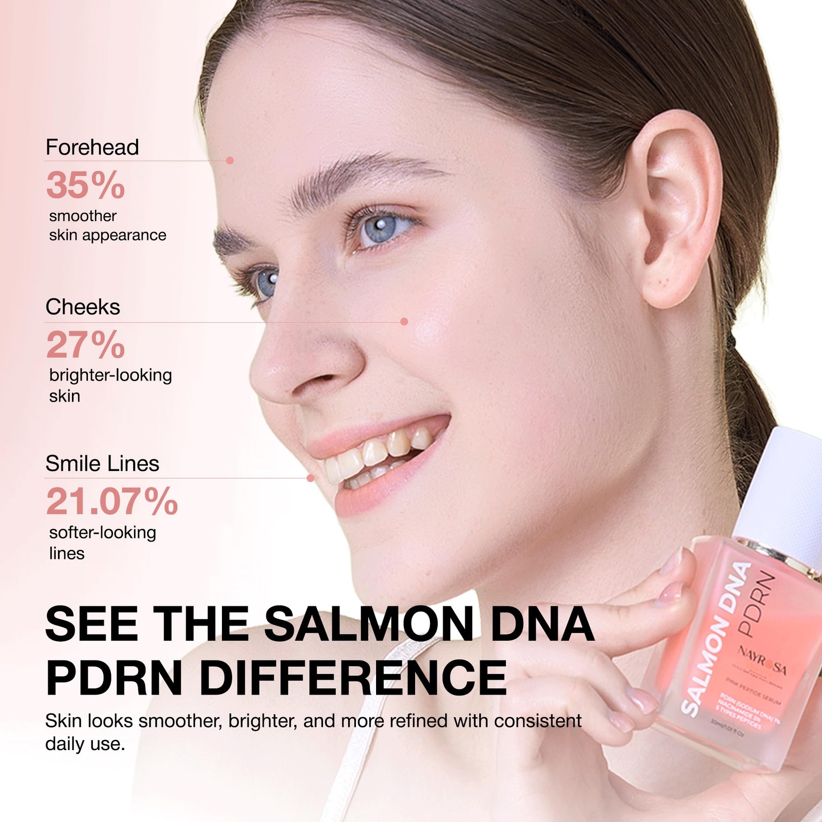 Nayrosa Pdrn Pink Peptide Salmon Dna Serum Pink Glow Serum Niacinamide For