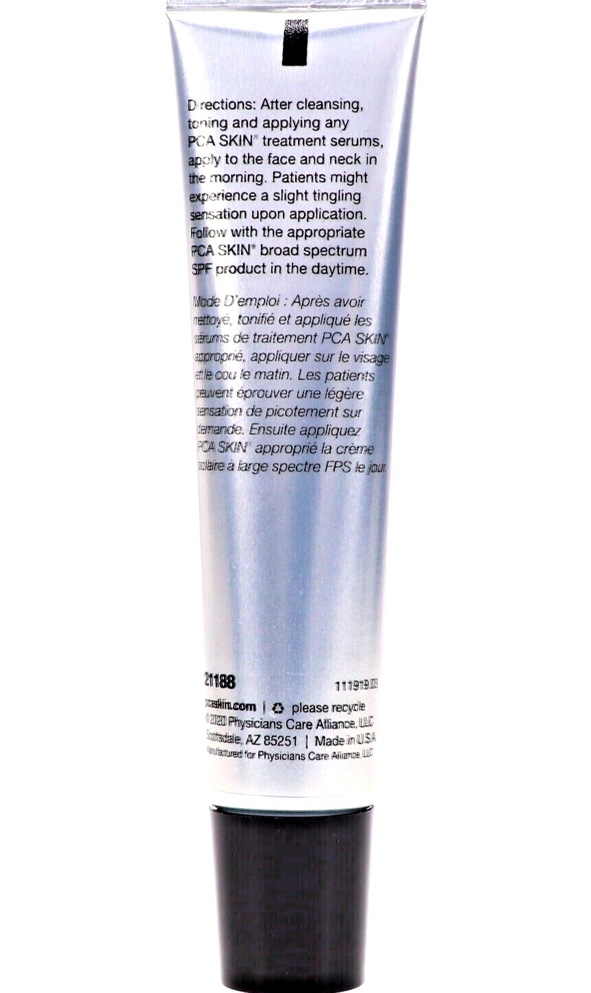 PCA SKIN C&E ADVANCED Antioxidant Brightening Treatment 1oz tube & BONUS