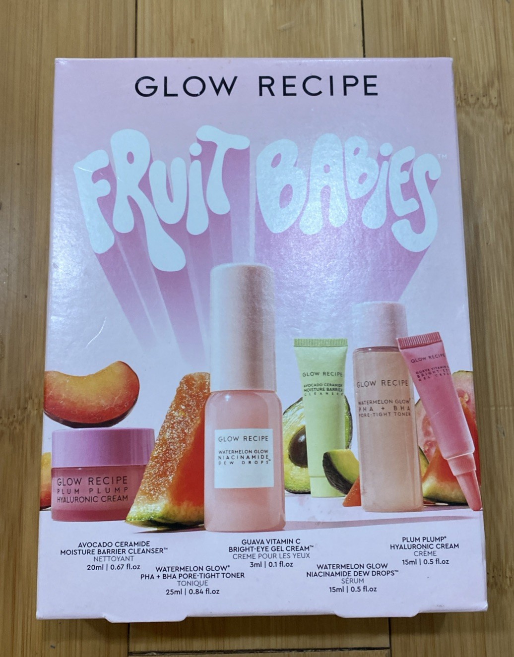 Glow Recipe Fruit Babies Skincare Kit – Gift Set with Ceramide Facial Cleanser