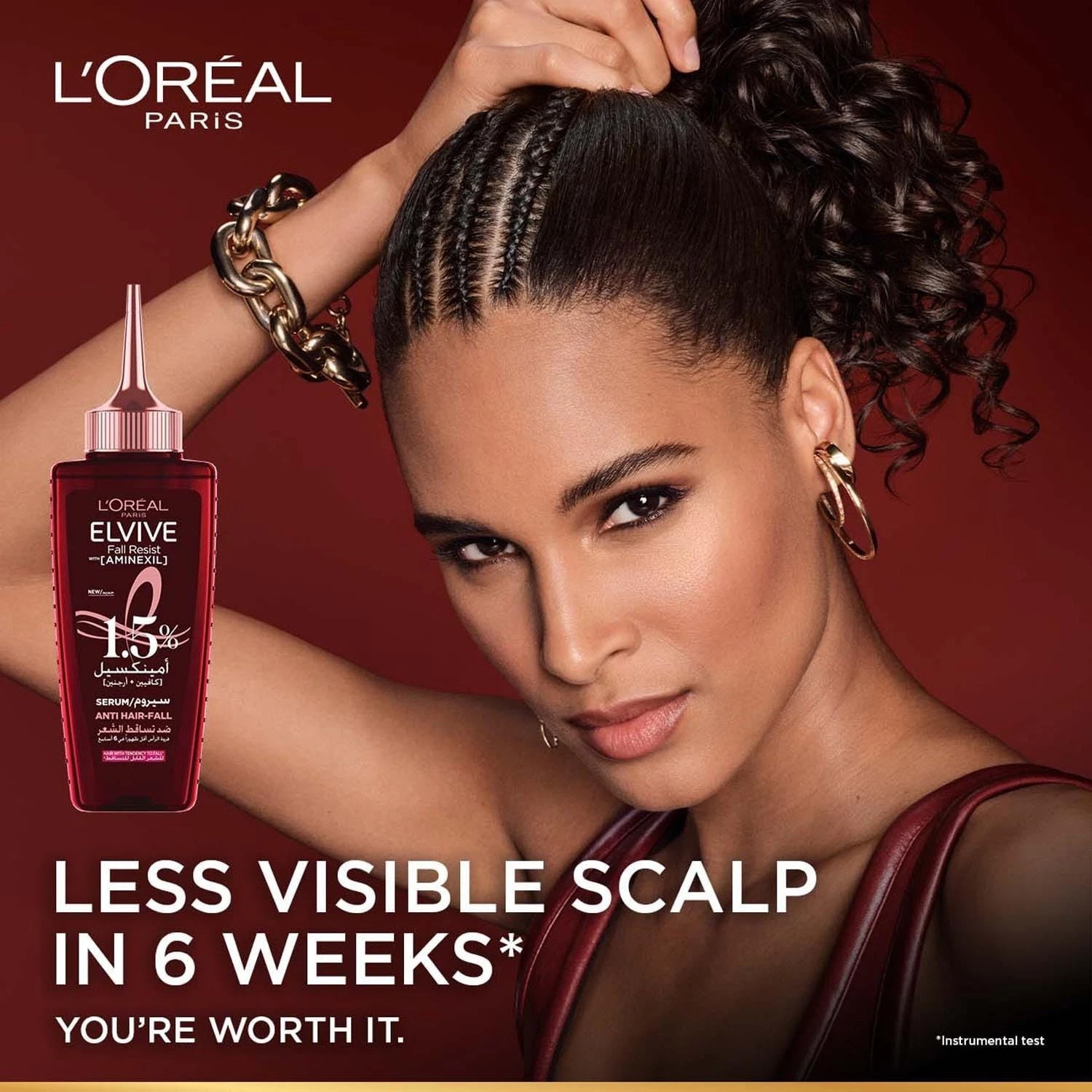L’Oreal Paris Fall Resist Anti Hair Fall Serum with 1.5% Aminexil 102ml