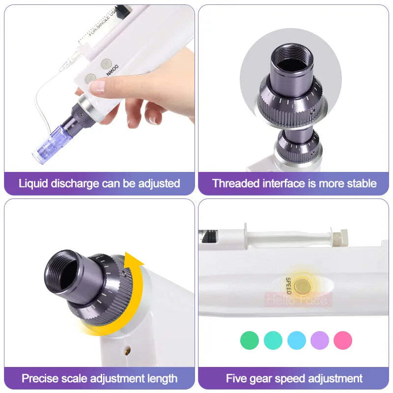 Skin Water Care Machine Lifting/Rejuvenation Facial Skin And Replace Pins/Tubes