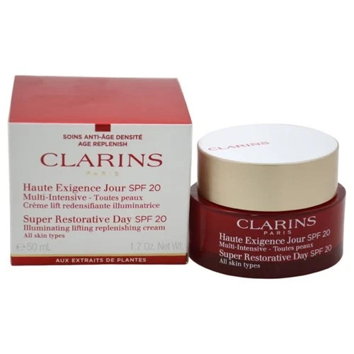 CLARINS SUPER RESTORATIVE DAY CREAM «ALL SKIN TYPES» 50ML/1.7OZ, NIB, SEALED JAR