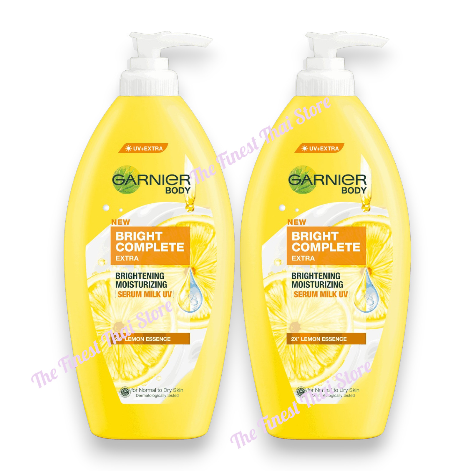 Garnier Brightening Moisturizing Bright Complete Extra Body Lotion 400ml Pack 2