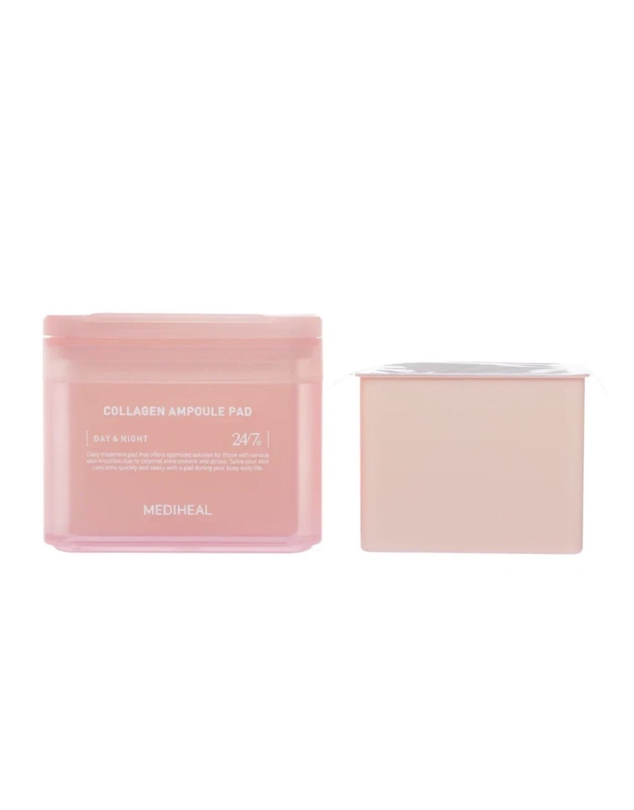 MEDIHEAL Collagen Ampoule Pad 100 + 100 count refill Total 200 탄력 콜라겐 Exp 2028