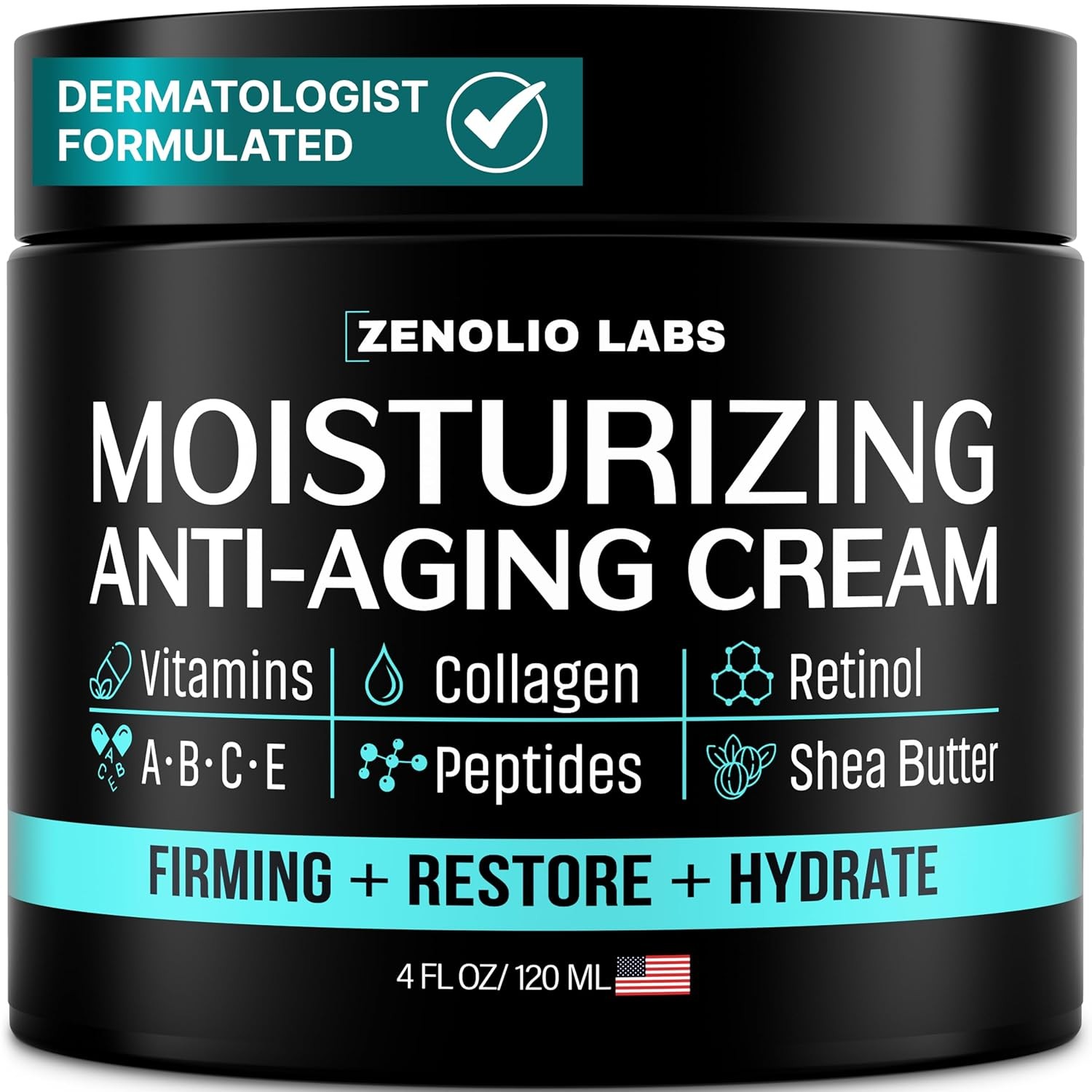 Anti-Aging Face Moisturizer Cream for Men – Retinol, Collagen, Vitamins