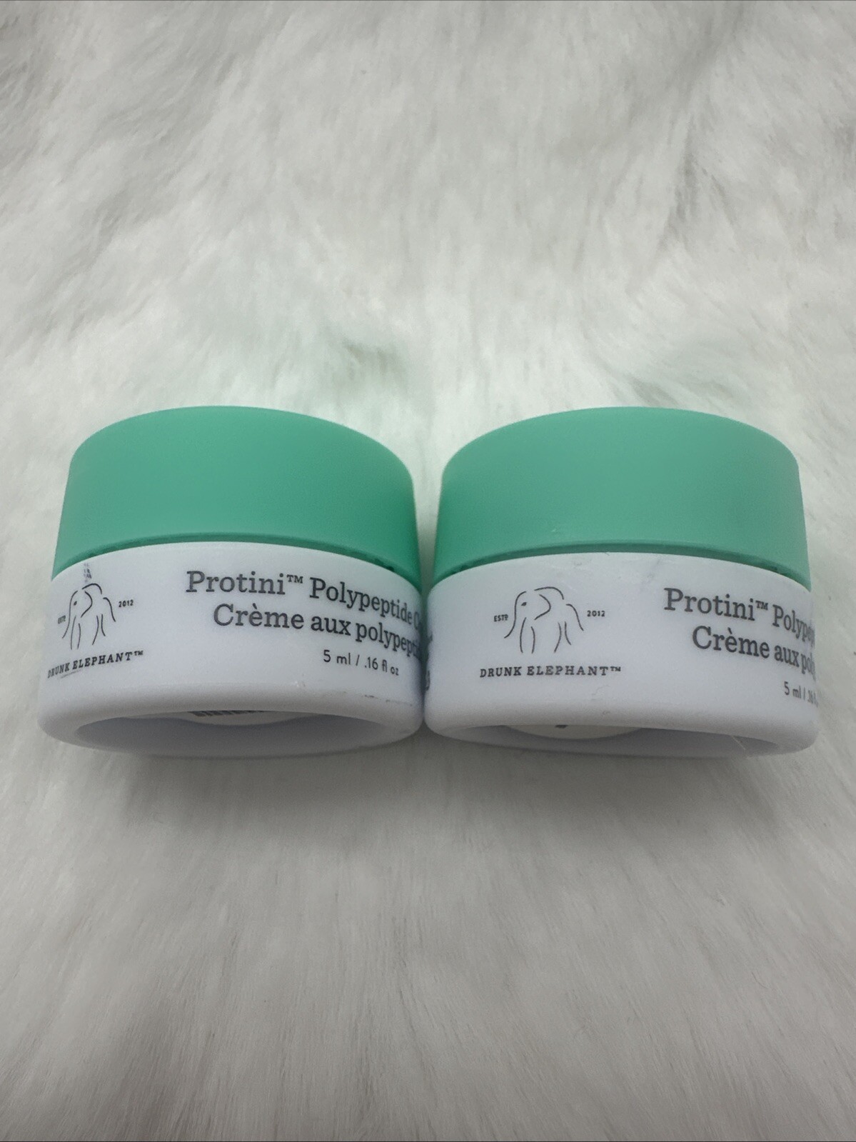 2 Pc – DRUNK ELEPHANT PROTINI POLYPEPTIDE CREAM 5ml Each – Mini Size – New