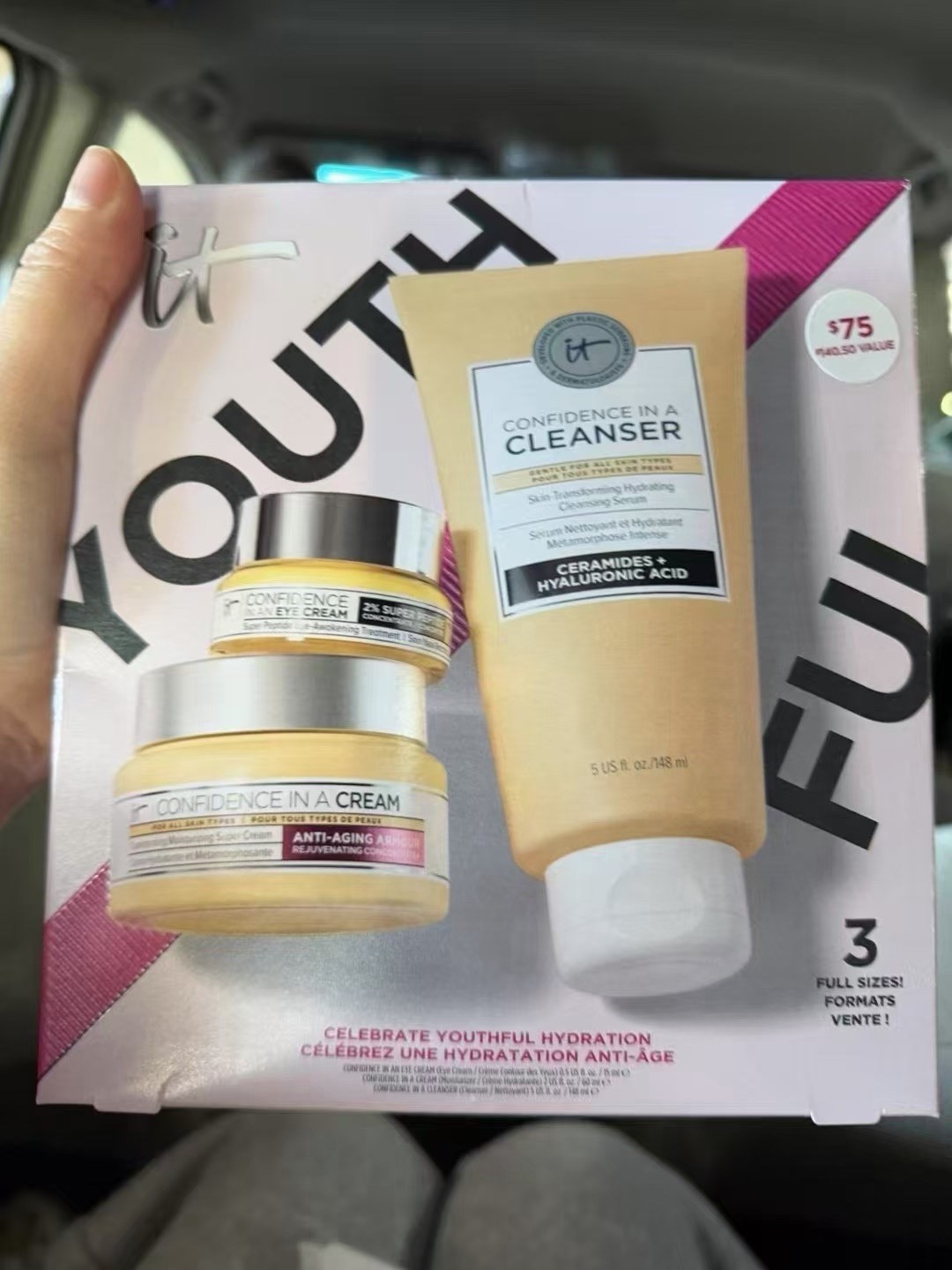 IT Cosmetics CONFIDENCE HYDRATION ANTI-AGING SKINCARE SET $140 Value – FULL SIZE