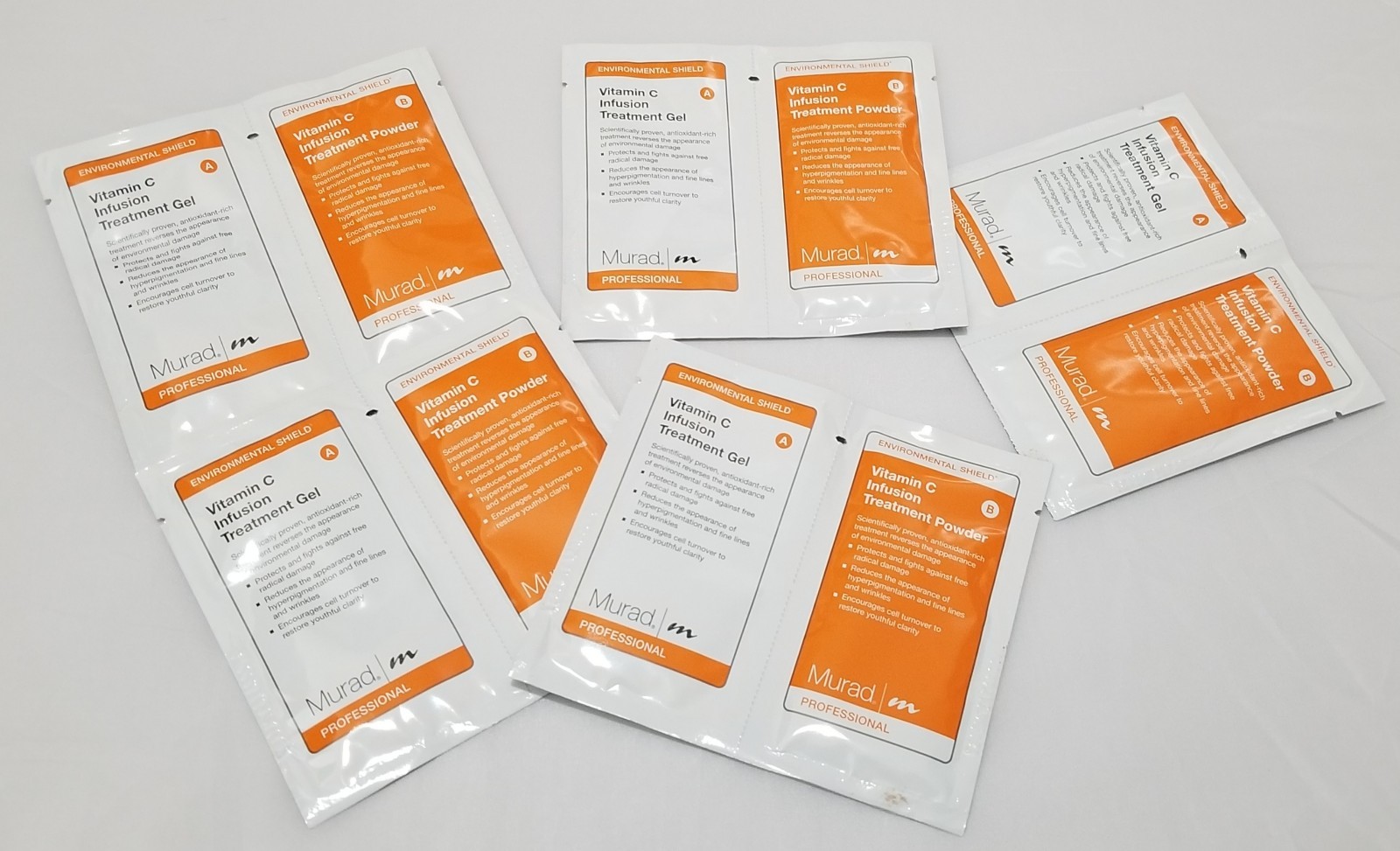 5x Murad Vitamin C Infusion Treatment Gel + Powder Treatments Brand New