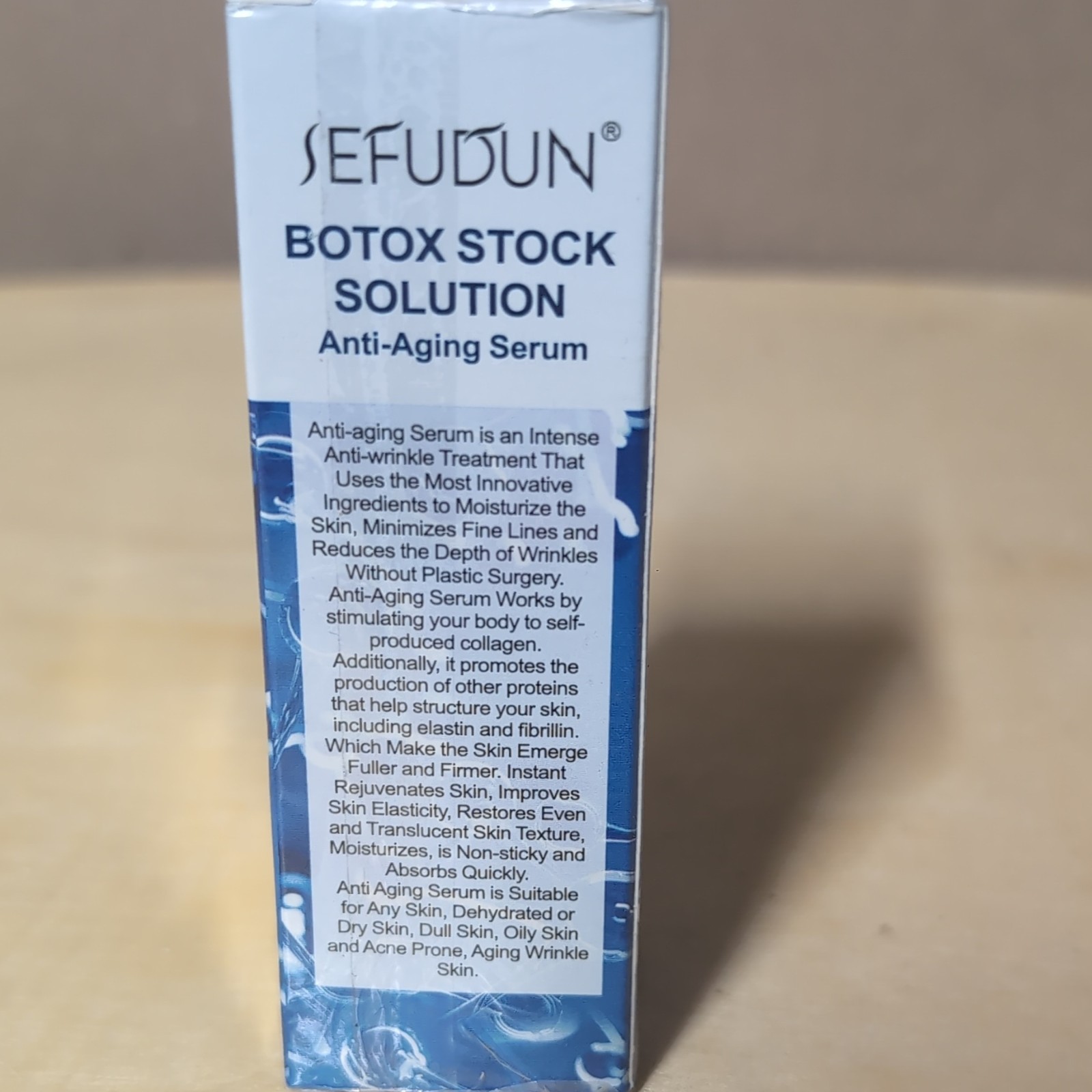 SEFUDUN Botox Stock Solution Anti-Aging Serum Cruelty-Free 30ml FB 32730