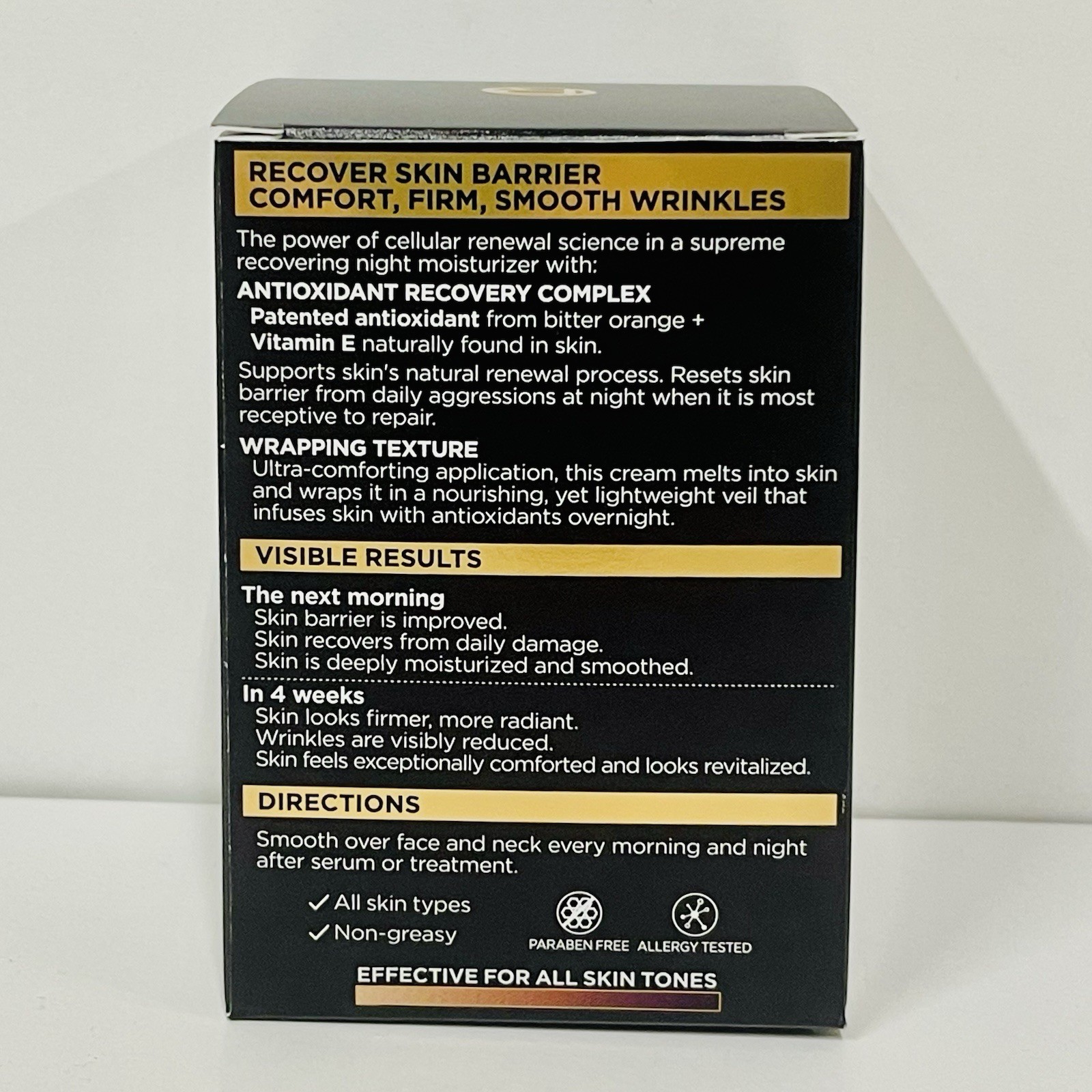 L’Oreal Paris Age Perfect Cell Renewal Midnight Cream, Antioxidant 1.7 oz NEW
