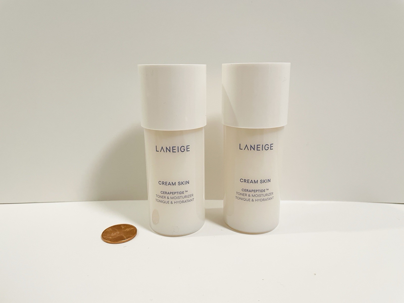 2 Laneige Cream Skin Cerapeptide Toner & Moisturizer 50 mL 1.69 fl oz
