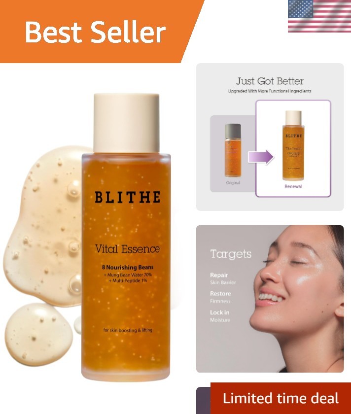 8 Nourishing Beans – Korean Elasticity Enhancing Lotion for Youthful Skin 4.1 Oz