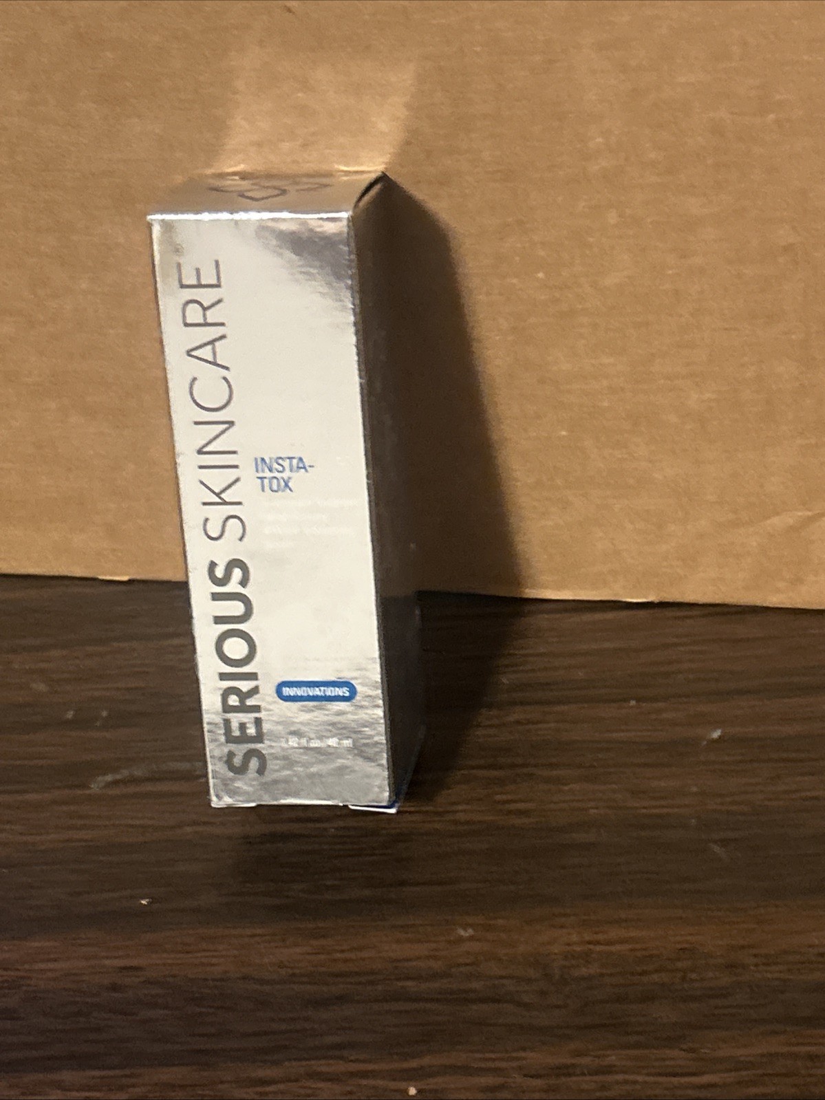 Serious Skincare Insta-Tox Wrinkle-Smoothing Serum 1.42 oz/ 42ml New -b11