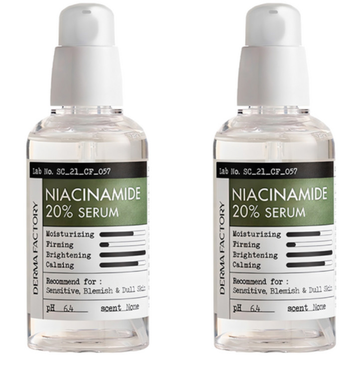 Dermafactory – Niacinamide 20% Serum, 80ml x 2pcs