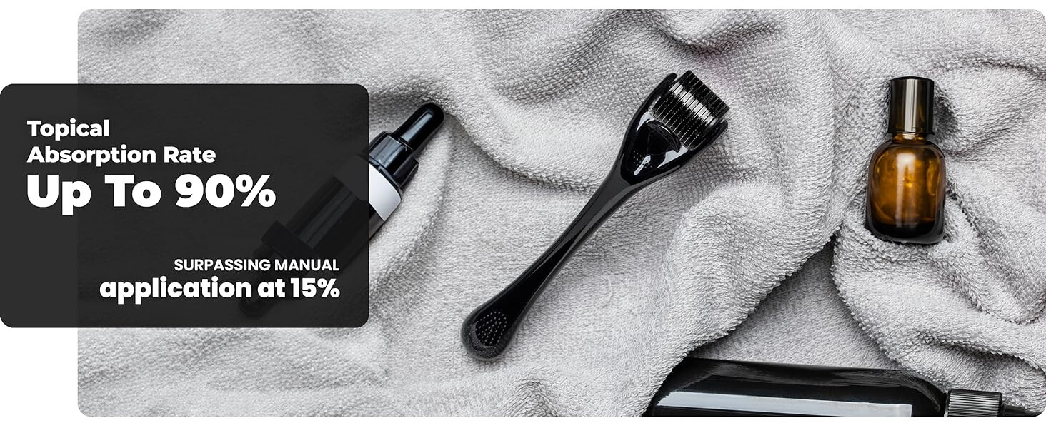 Beard Hair Growth Derma Roller Titanium Derma Roller Hair Facial Skin Beard