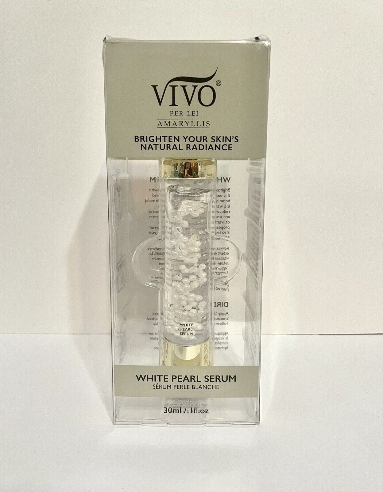 Vivo Per Lei Amaryllis White Pearl Serum | Instant Youthful Glow | 2pck