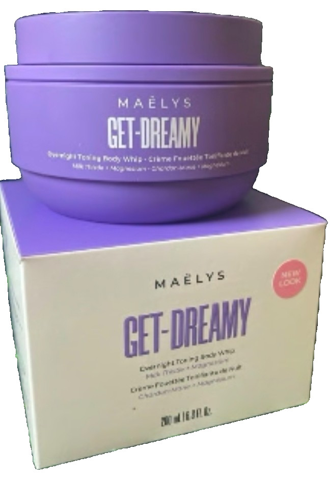 MAELYS GET – DREAMY Overnight Toning Body Whip – 6.8 oz / 200 ml, NIB
