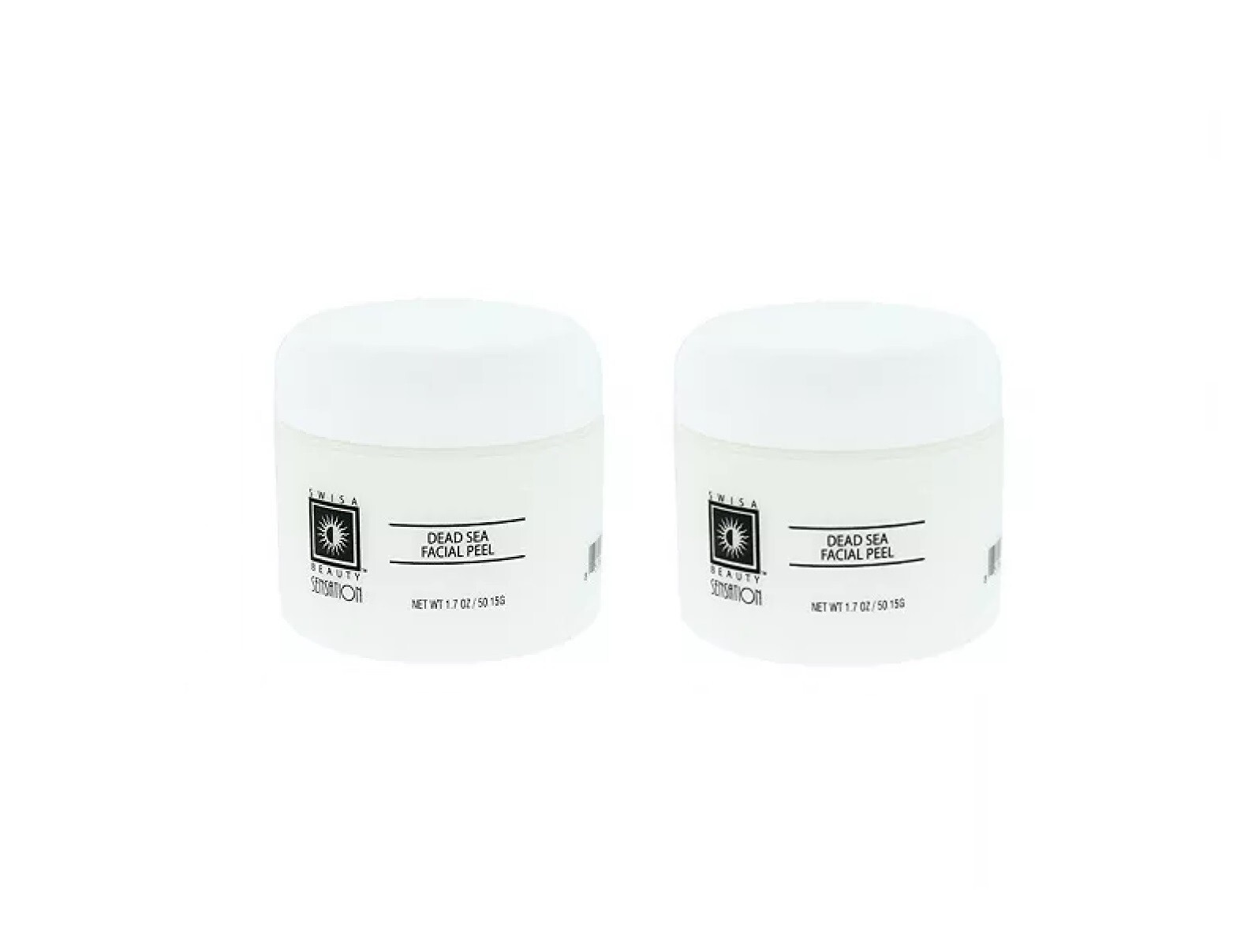 LOT OF 2 Swisa Beauty Dead Sea Minerals Facial Peel for All Skin Types