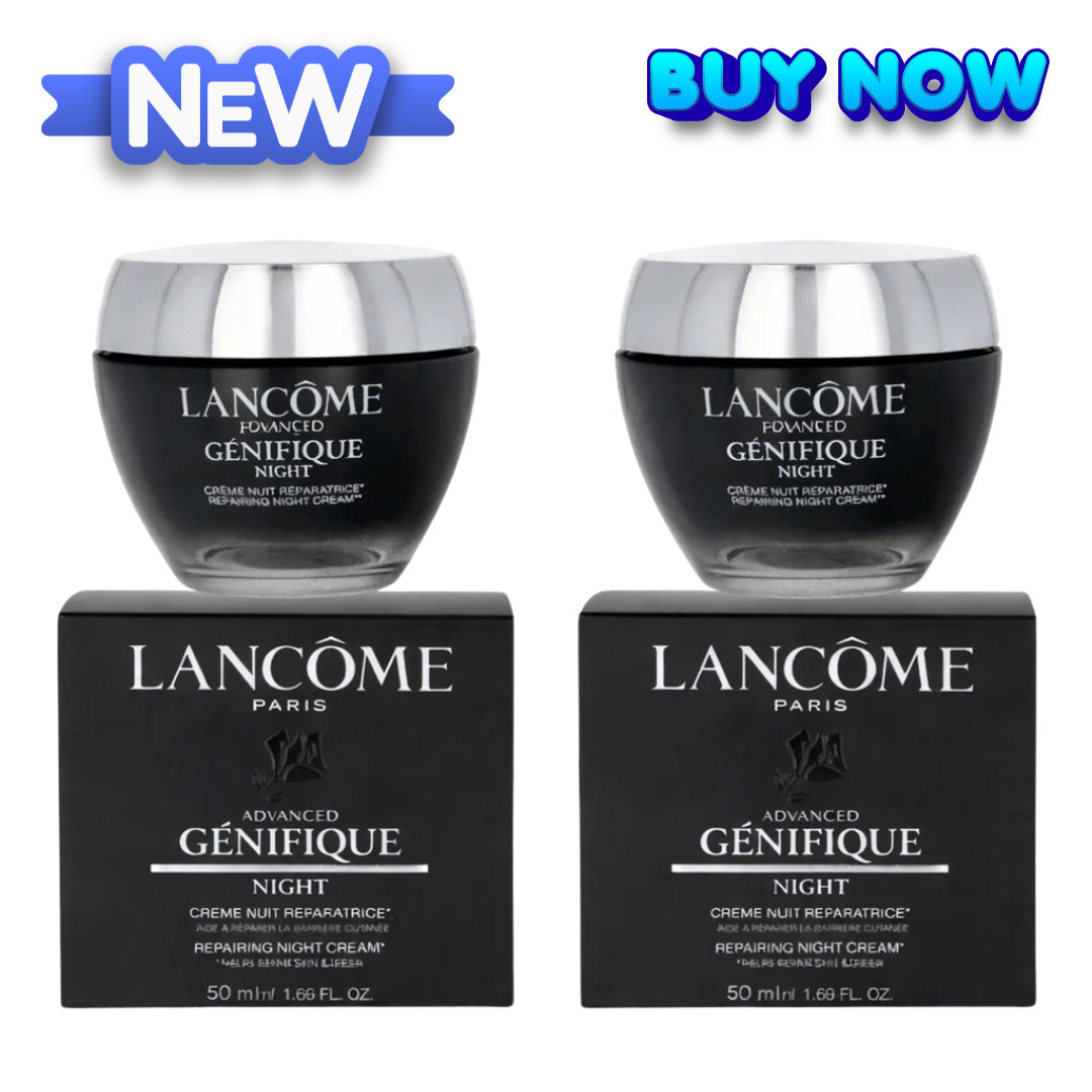 Lancome Advanced Genifique Repairing Night Cream 1.7 oz / 50mL – 2 pack New