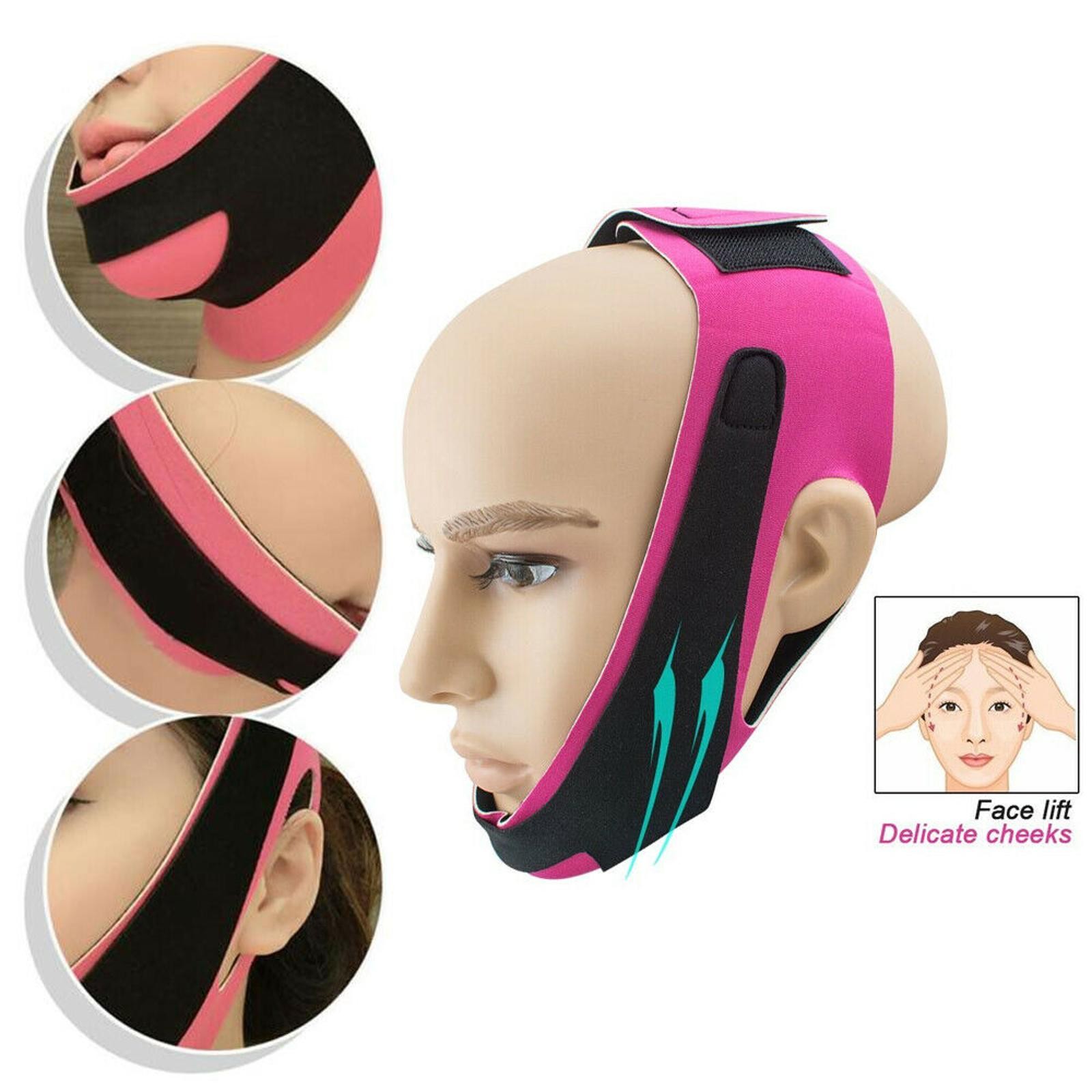 Face Slimmer Anti-aging Facial Slimming Strap Double Chin Firming Lifting Mask