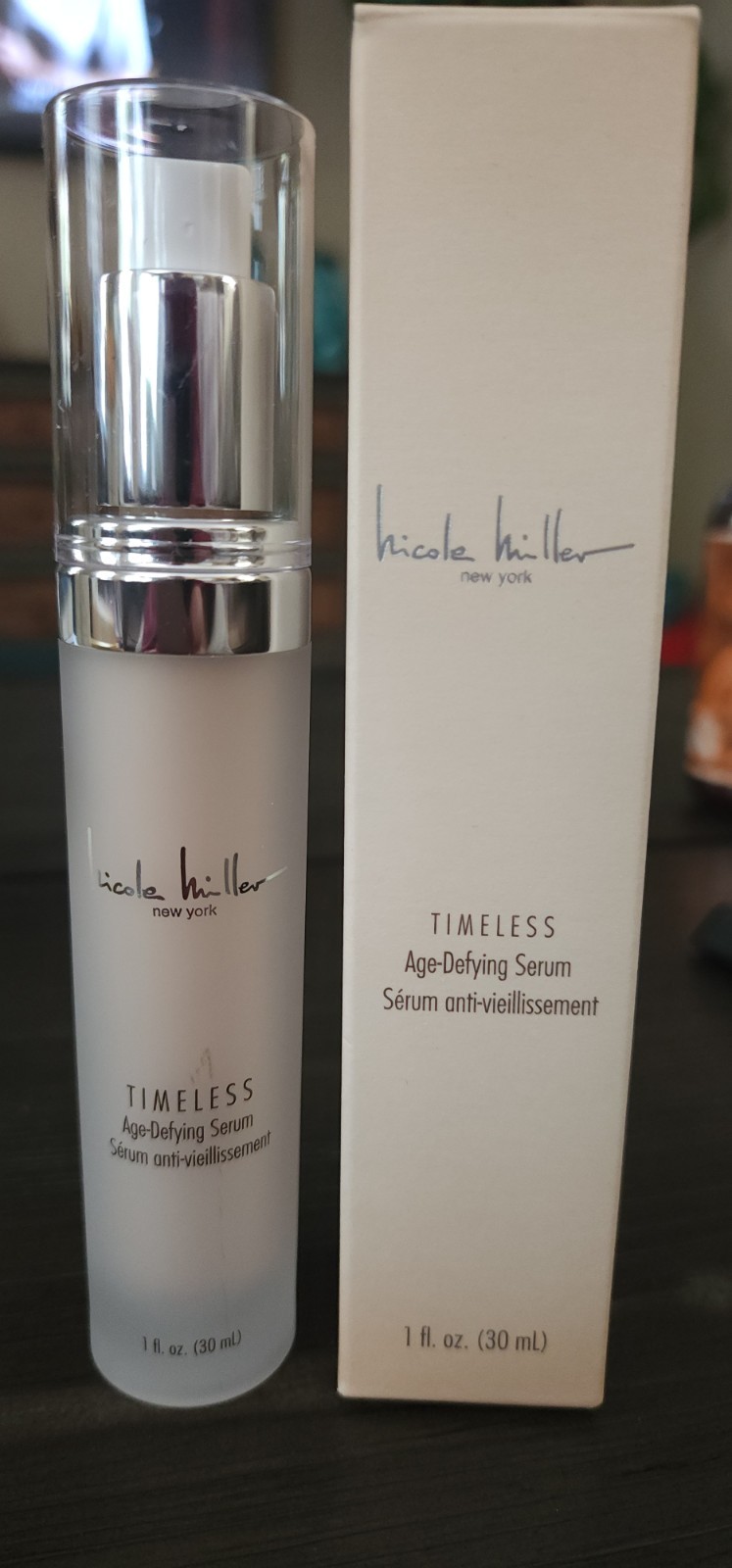 Nicole Miller Timeless Age-Defying Face Serum – 1 Ounce NIB