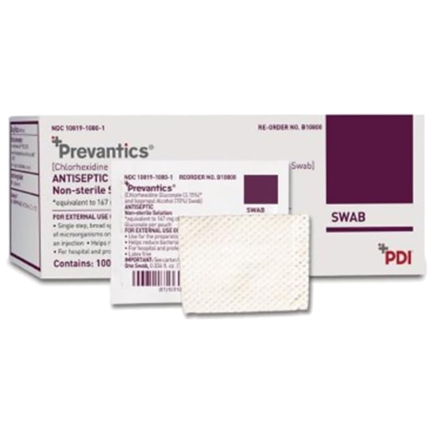 Antiseptic Skin Prep Pads 100 Count
