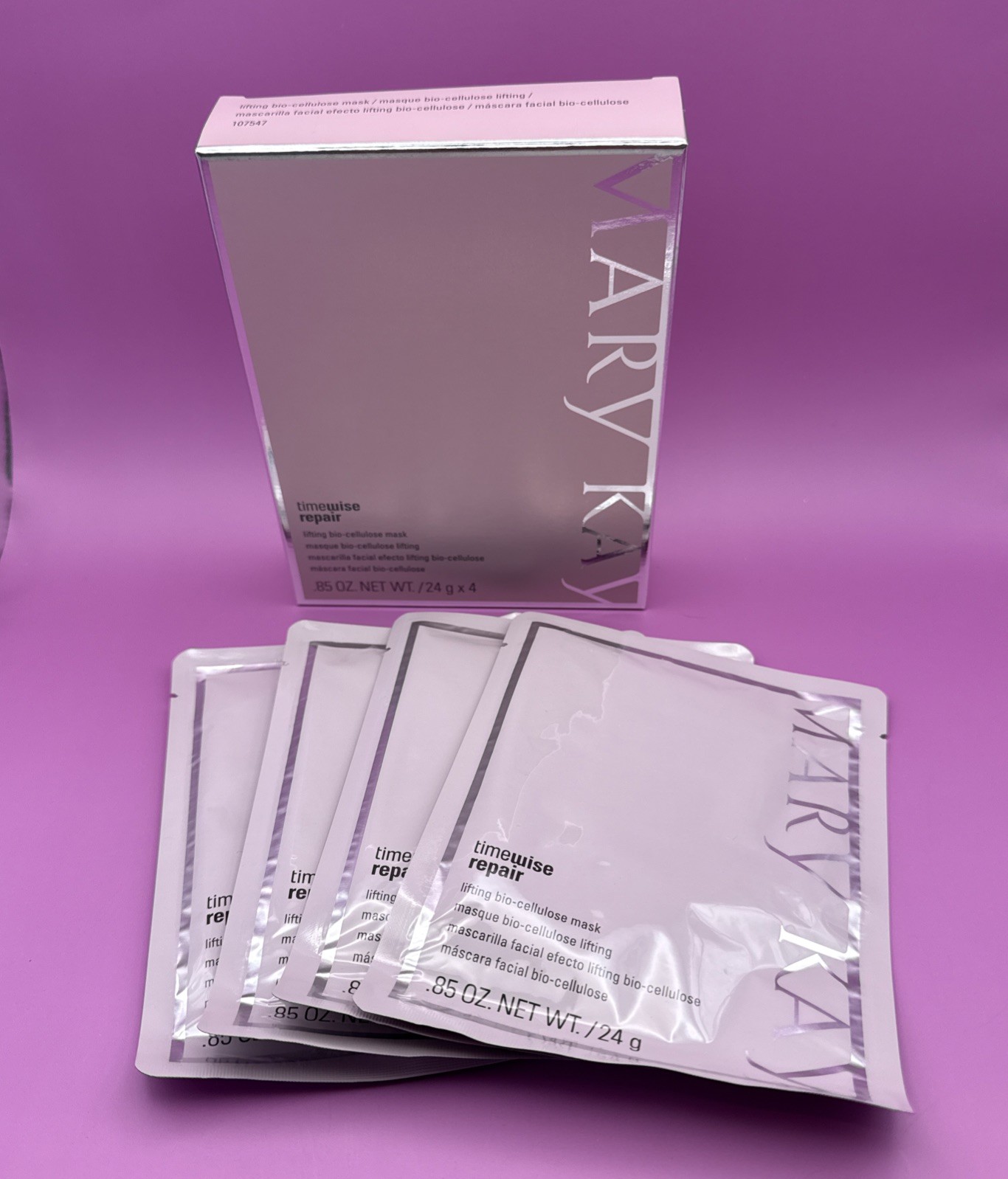 Mary Kay Timewise Repair Lifting Bio-Cellulose Masks- 4 pack of masks- NIB