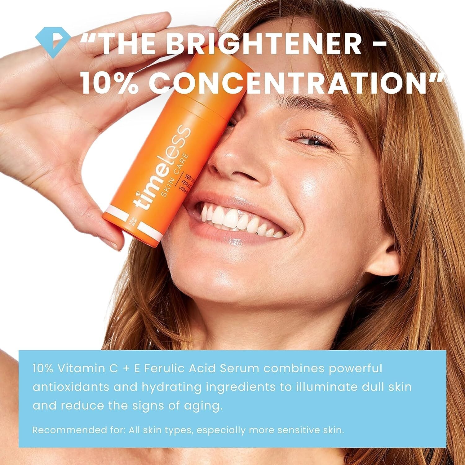 Timeless Skin Care Vitamin C Serum with Vitamin E & Ferulic Acid – 1.0 FL OZ